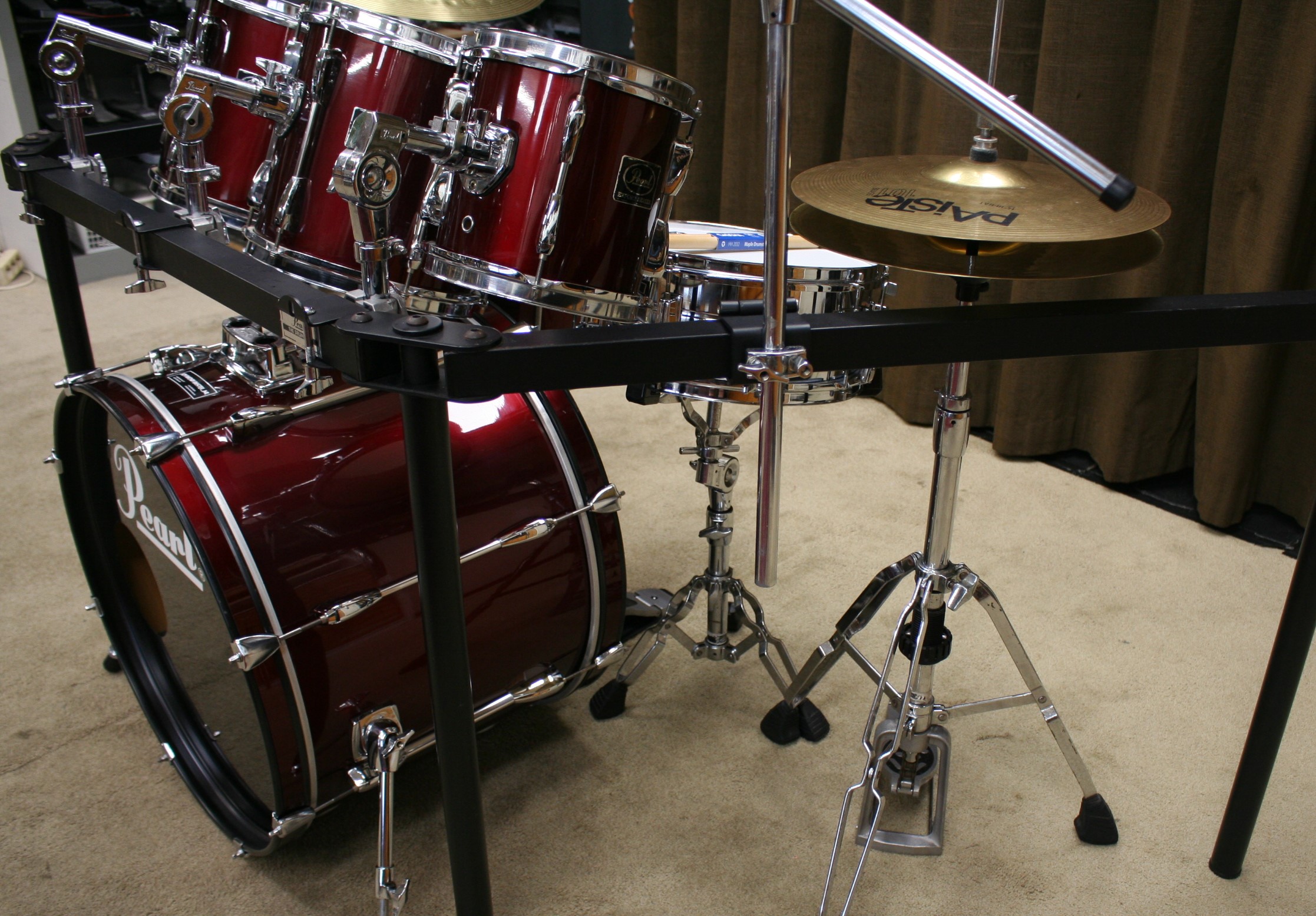 pearl export wine red met rack 22/8/10/12/14/14sn bekkenset