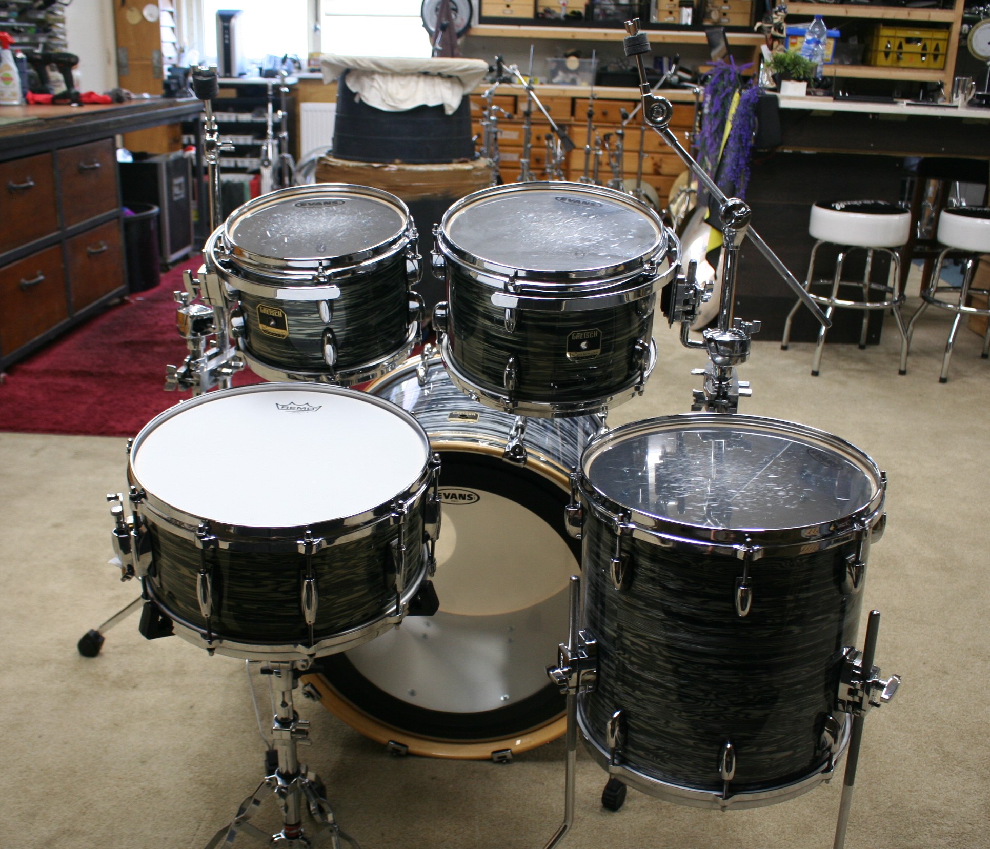 gretsch renown maple shellset 22/10/12/14/14sn
