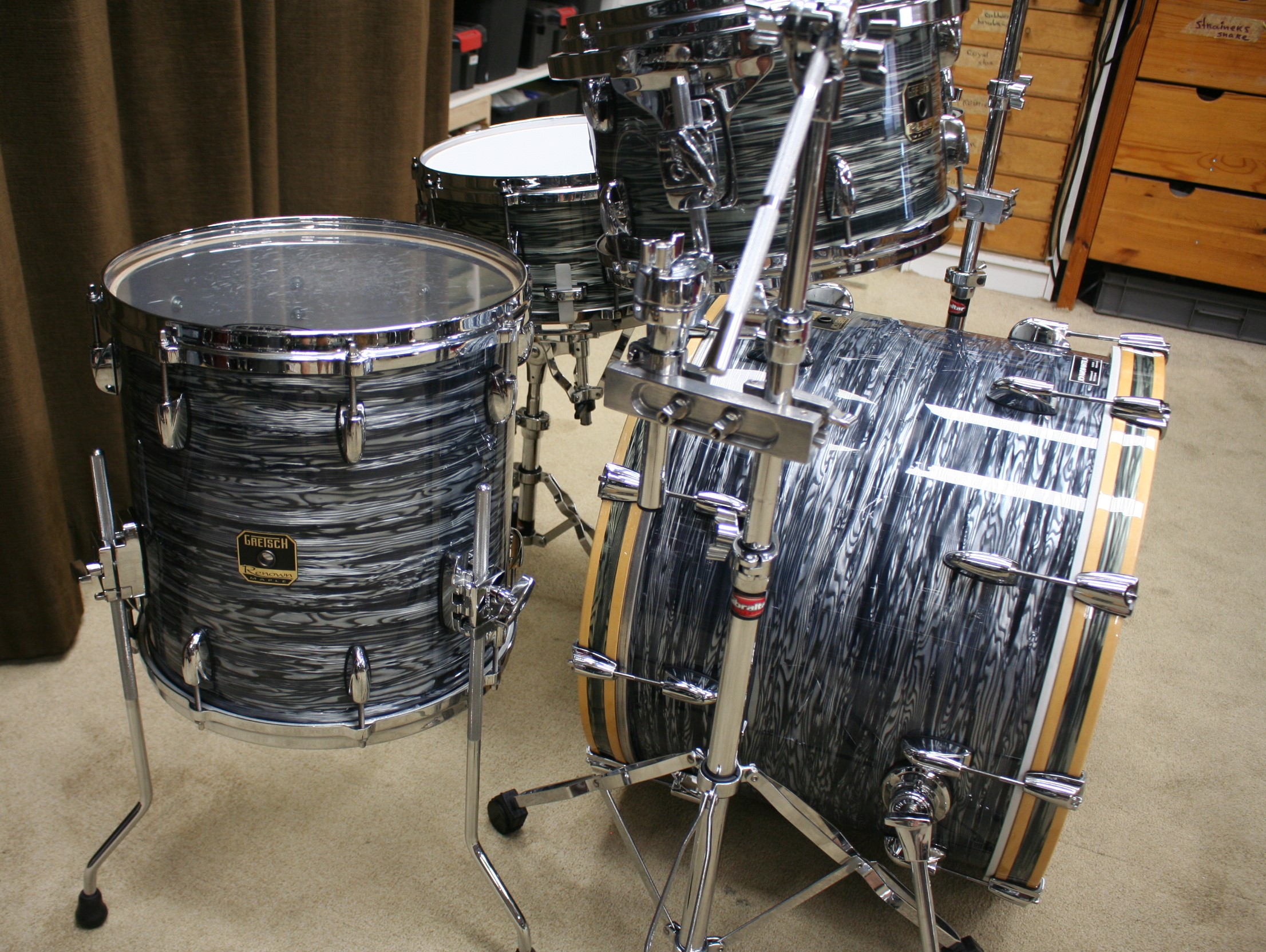 gretsch renown maple shellset 22/10/12/14/14sn