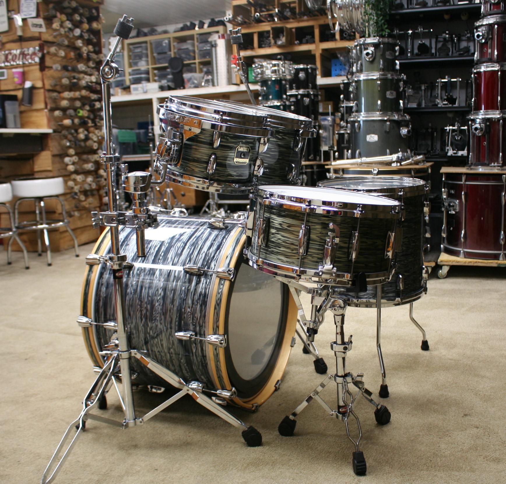 gretsch renown maple shellset 22/10/12/14/14sn