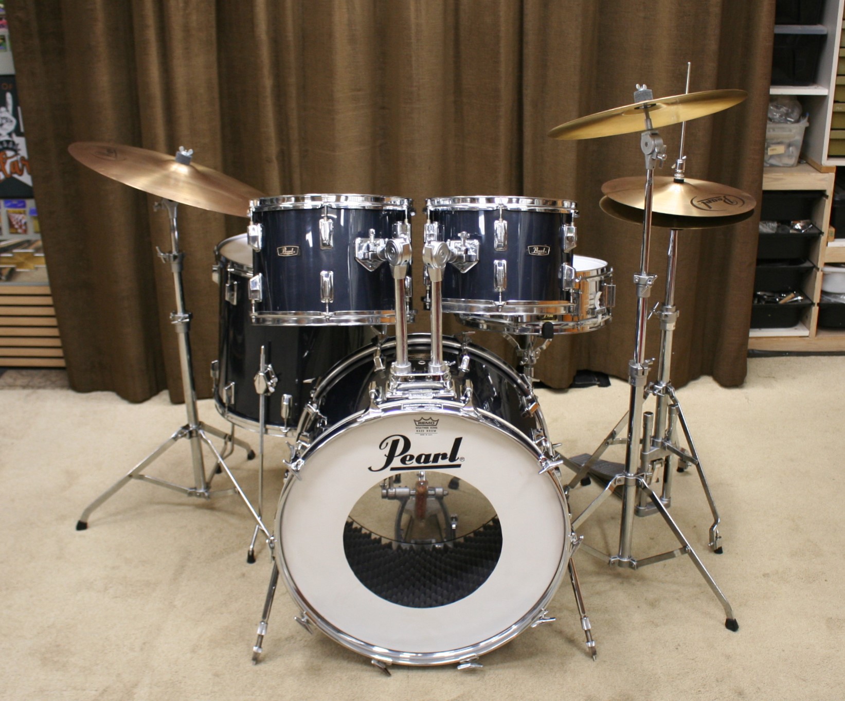 pearl wood-fiberglass blauw 22/12/13/16/14sn bekkenset