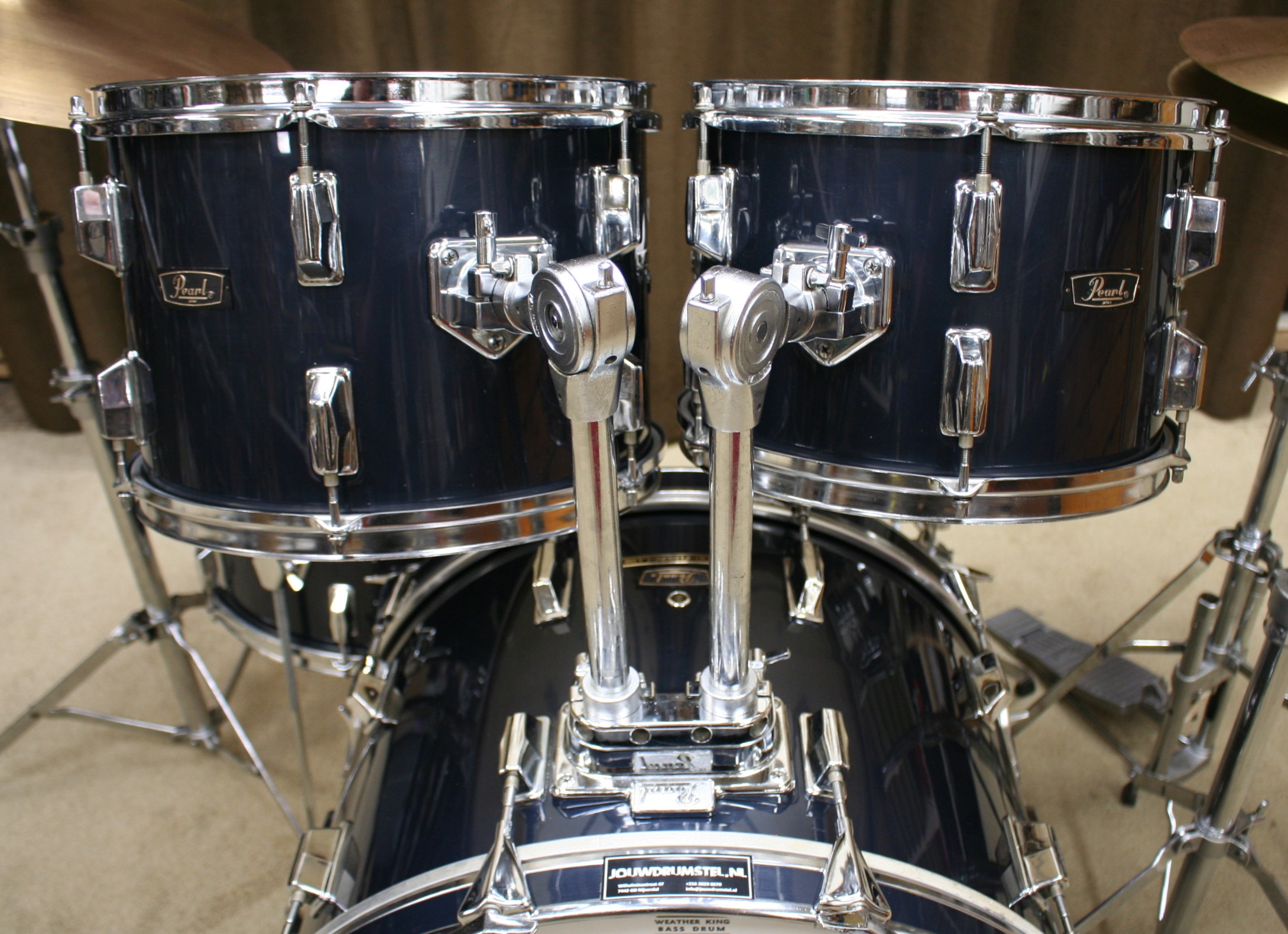 pearl wood-fiberglass blauw 22/12/13/16/14sn bekkenset