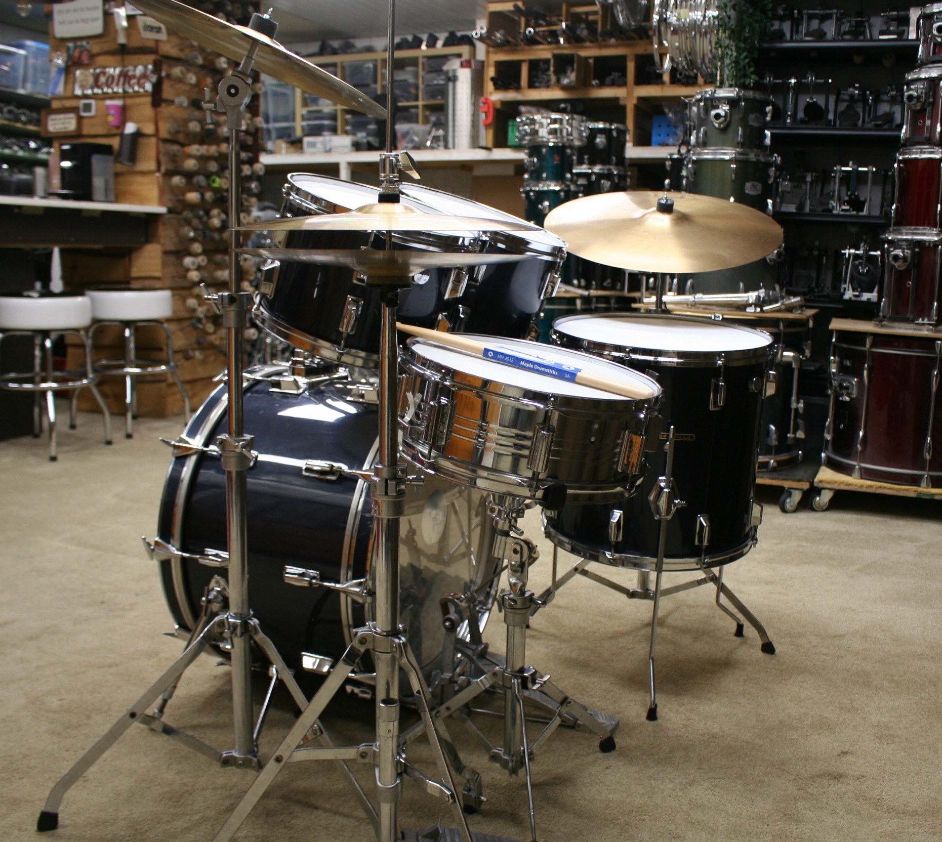 pearl wood-fiberglass blauw 22/12/13/16/14sn bekkenset