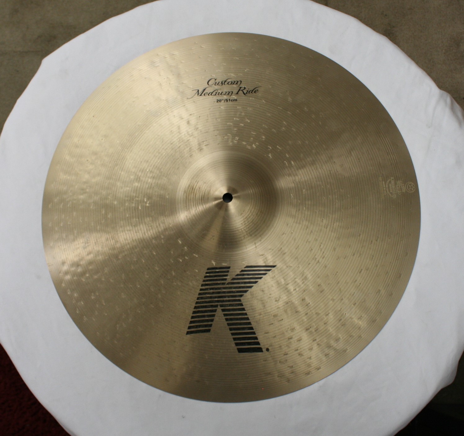 zildjian K 20 custom medium ride 2540