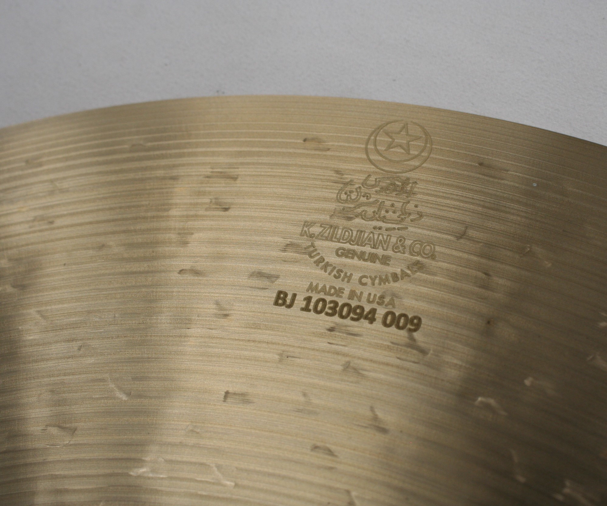 zildjian K 20 custom medium ride 2540