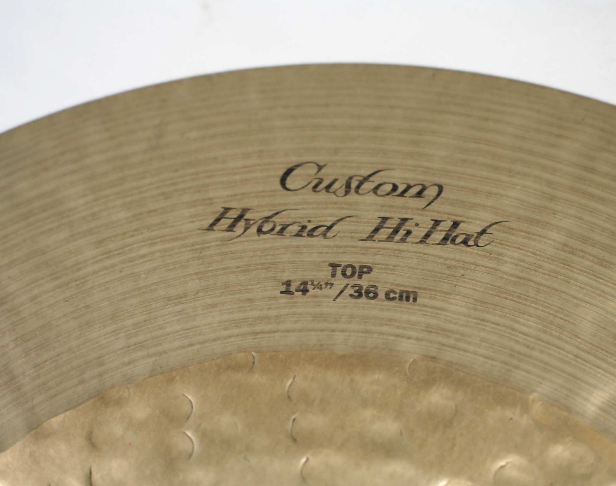 zildjian K custom 14,25 hybrid hihat 1332 / 1141