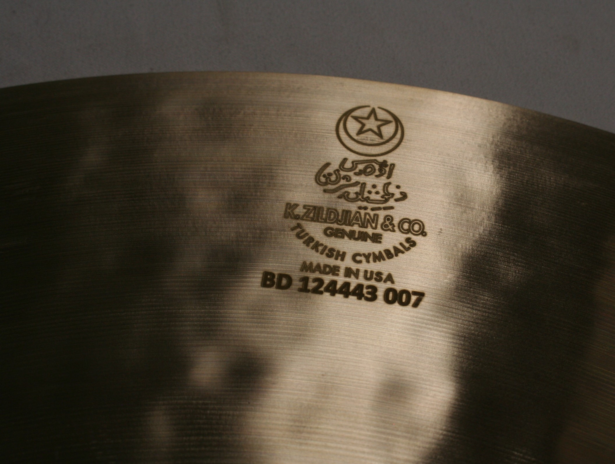 zildjian K 20 crash / ride 2076
