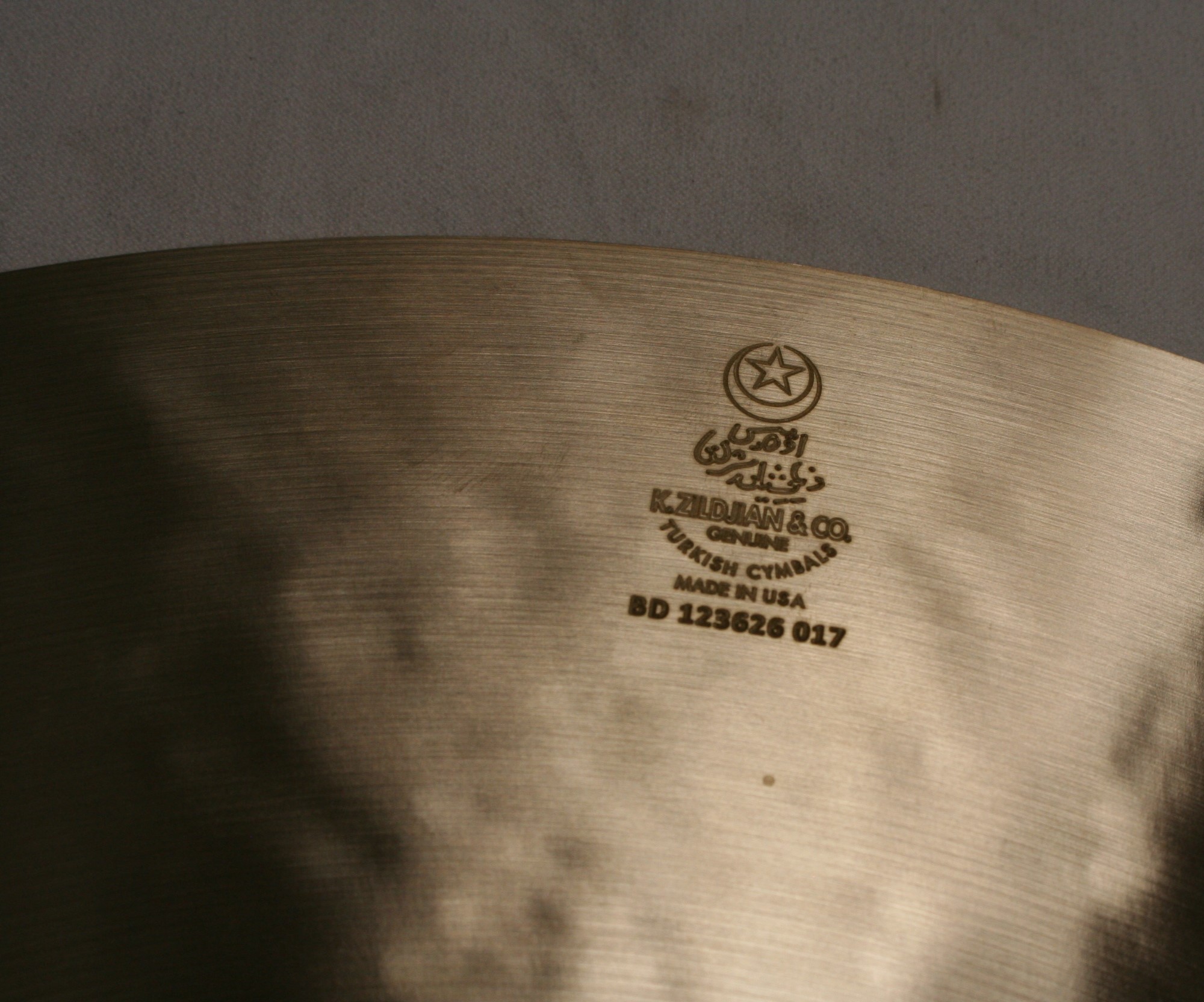 zildjian K 19 dark thin crash 1533