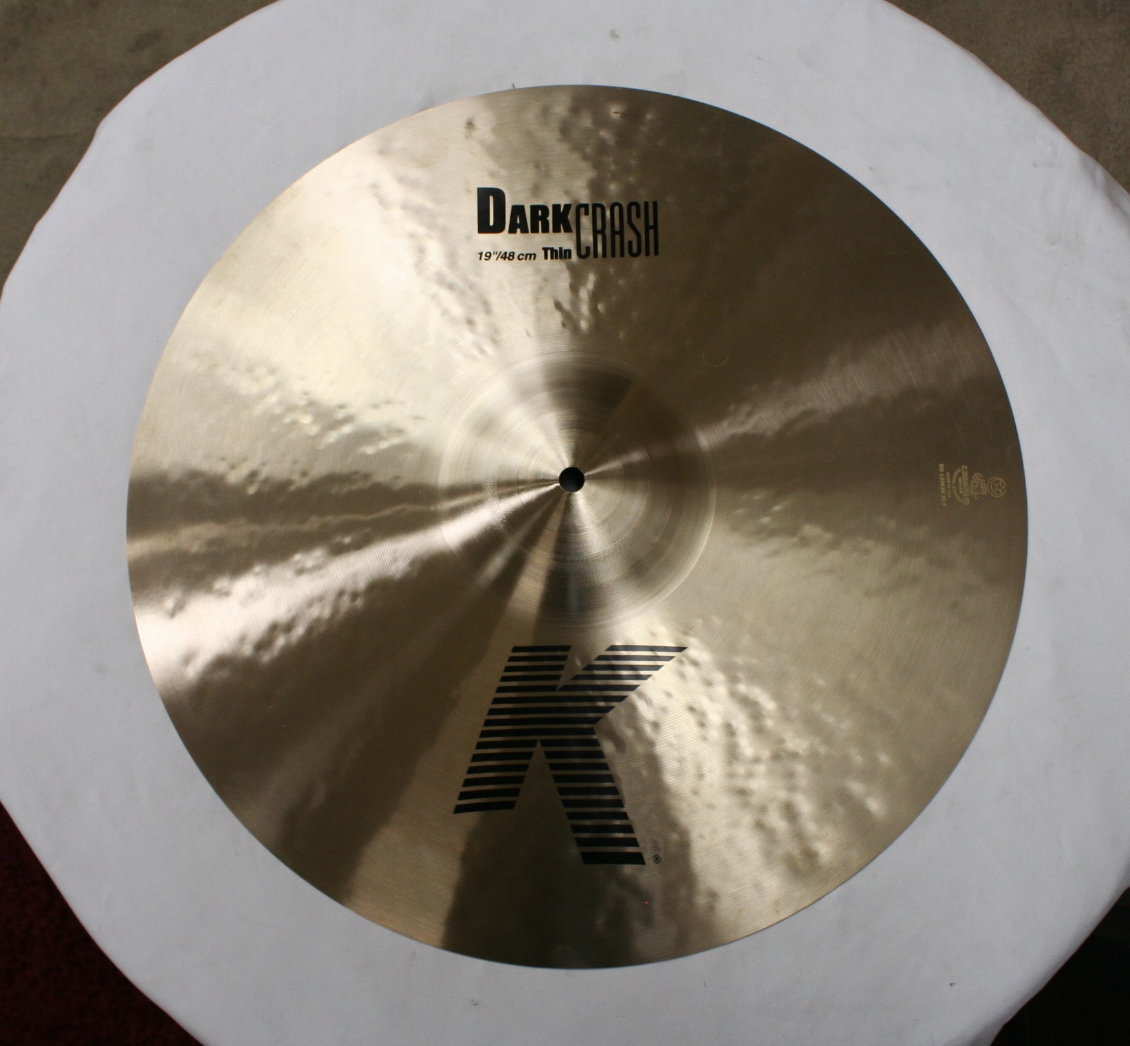 zildjian K 19 dark thin crash 1533