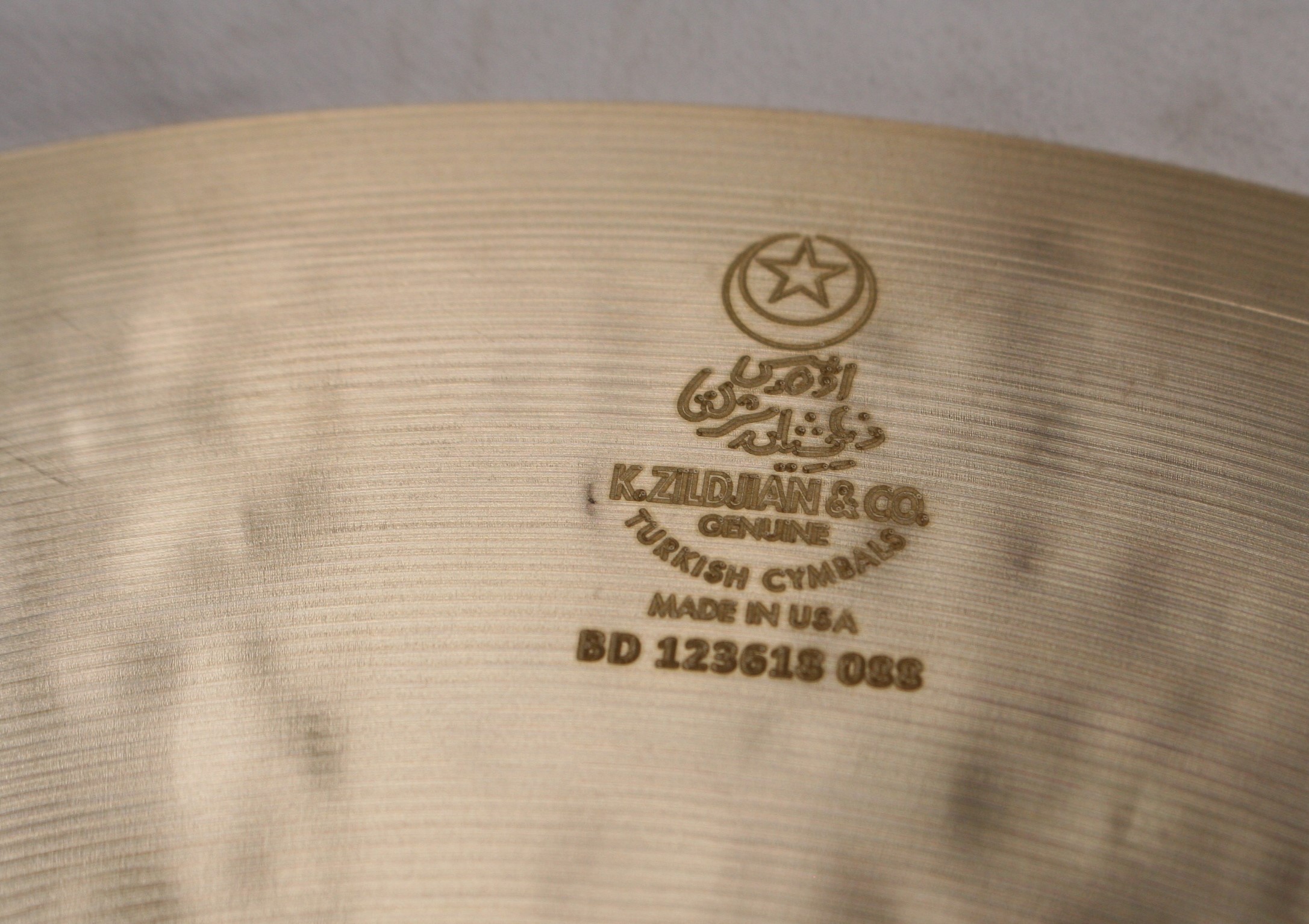 zildjian k 15 light hihat 1359 / 1139