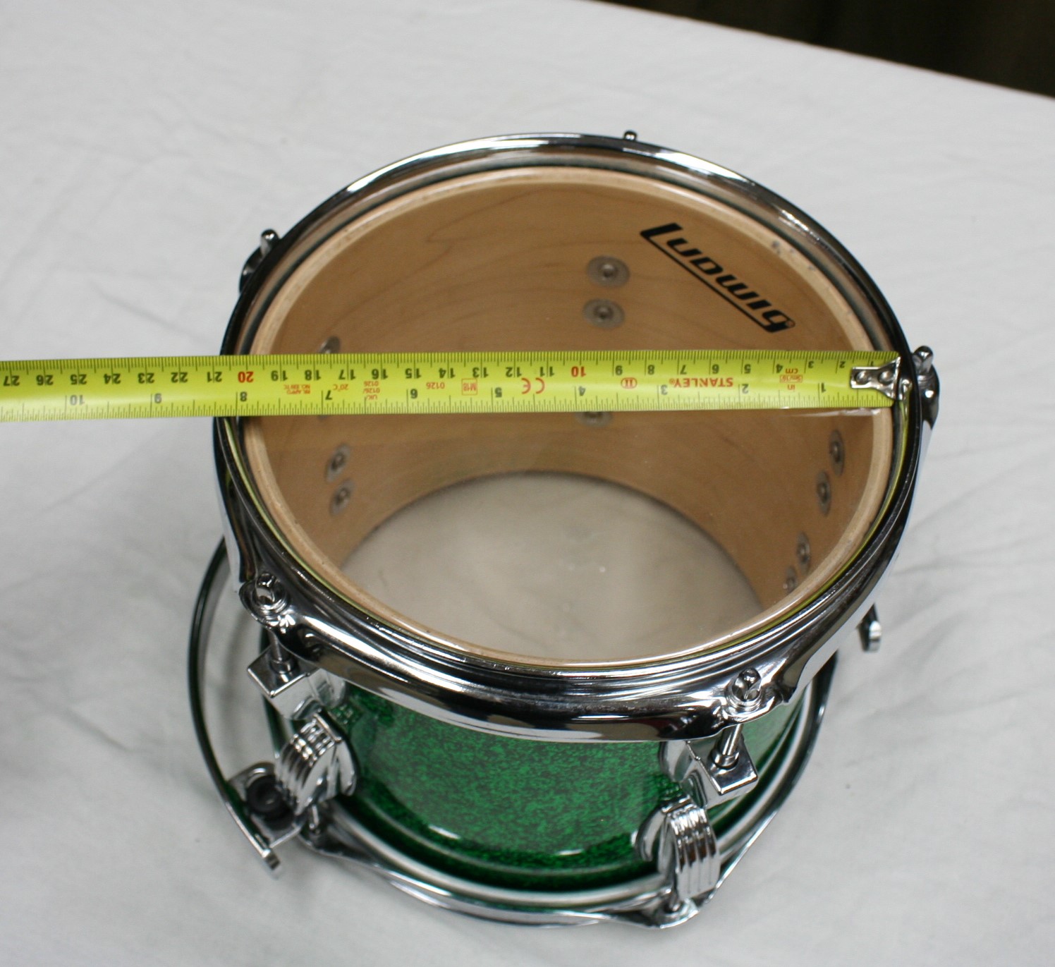 tom 881 ludwig centennial green sparkle 8 x 7