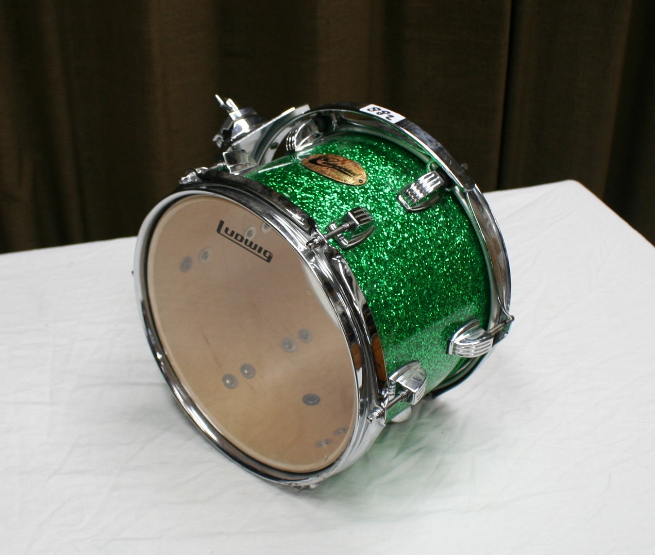 tom 882 ludwig centennial green sparkle 10 x 7.5