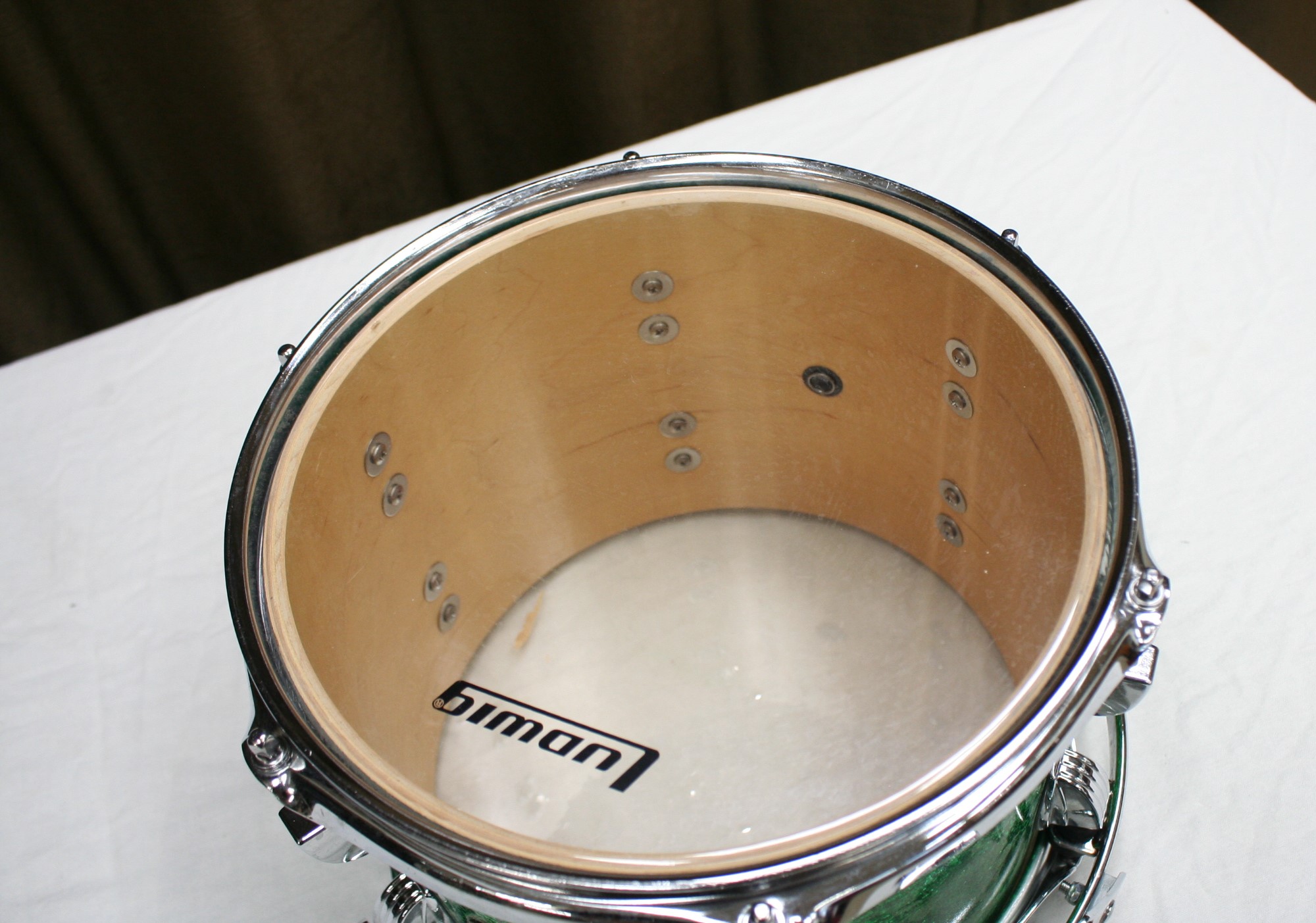 tom 882 ludwig centennial green sparkle 10 x 7.5