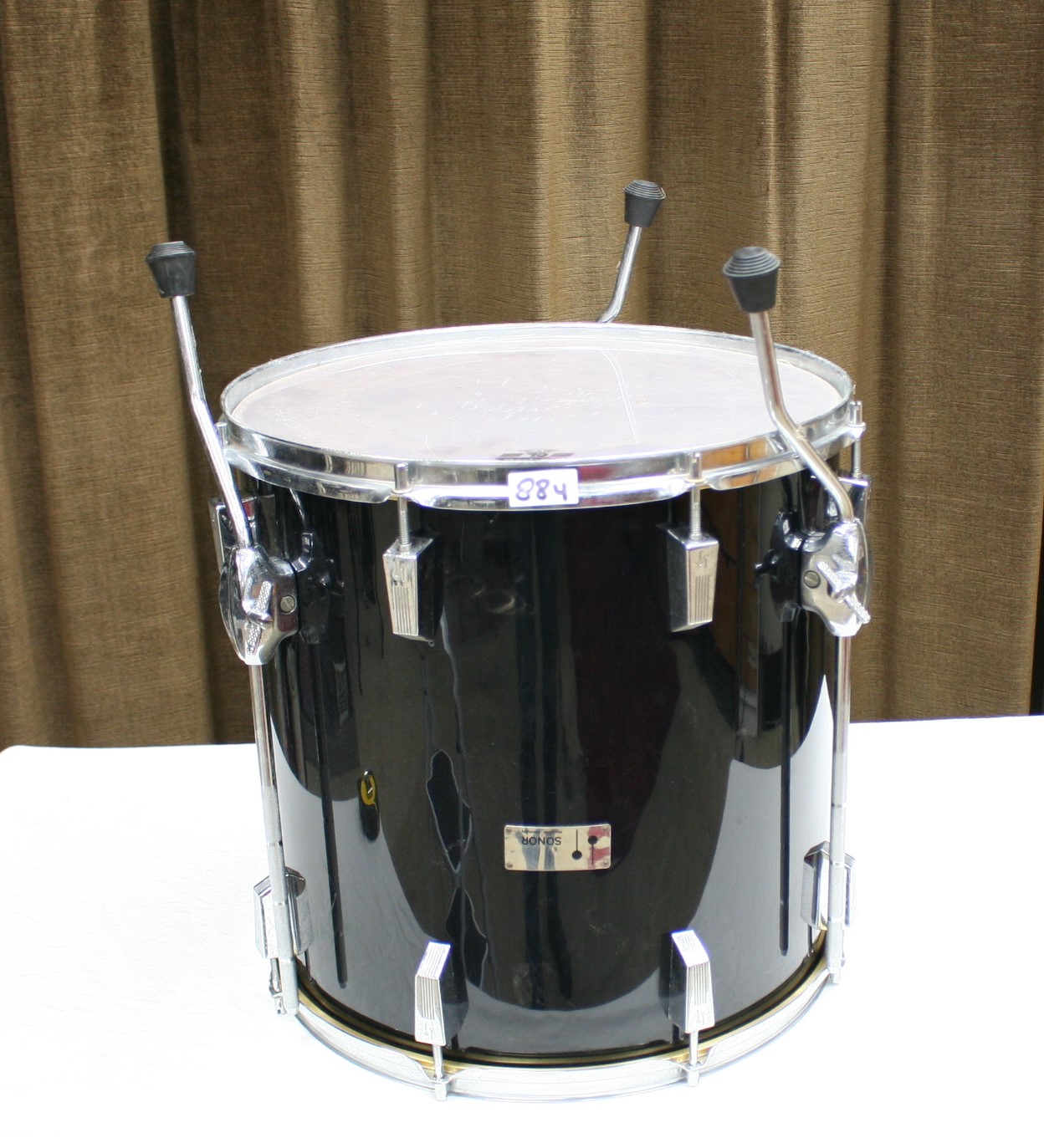 tom 884 sonor vintage 16 x 16 zwart