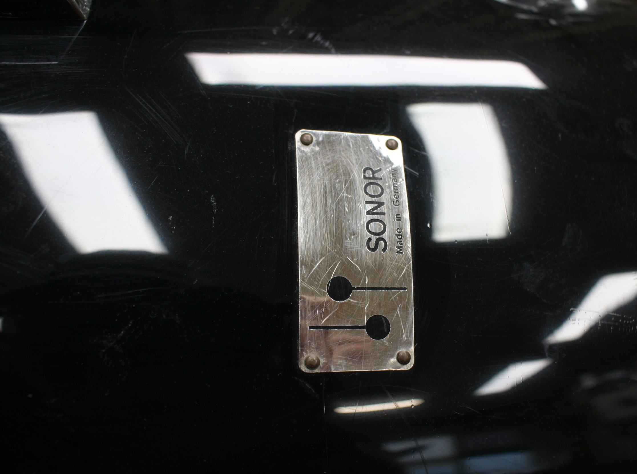 tom 884 sonor vintage 16 x 16 zwart