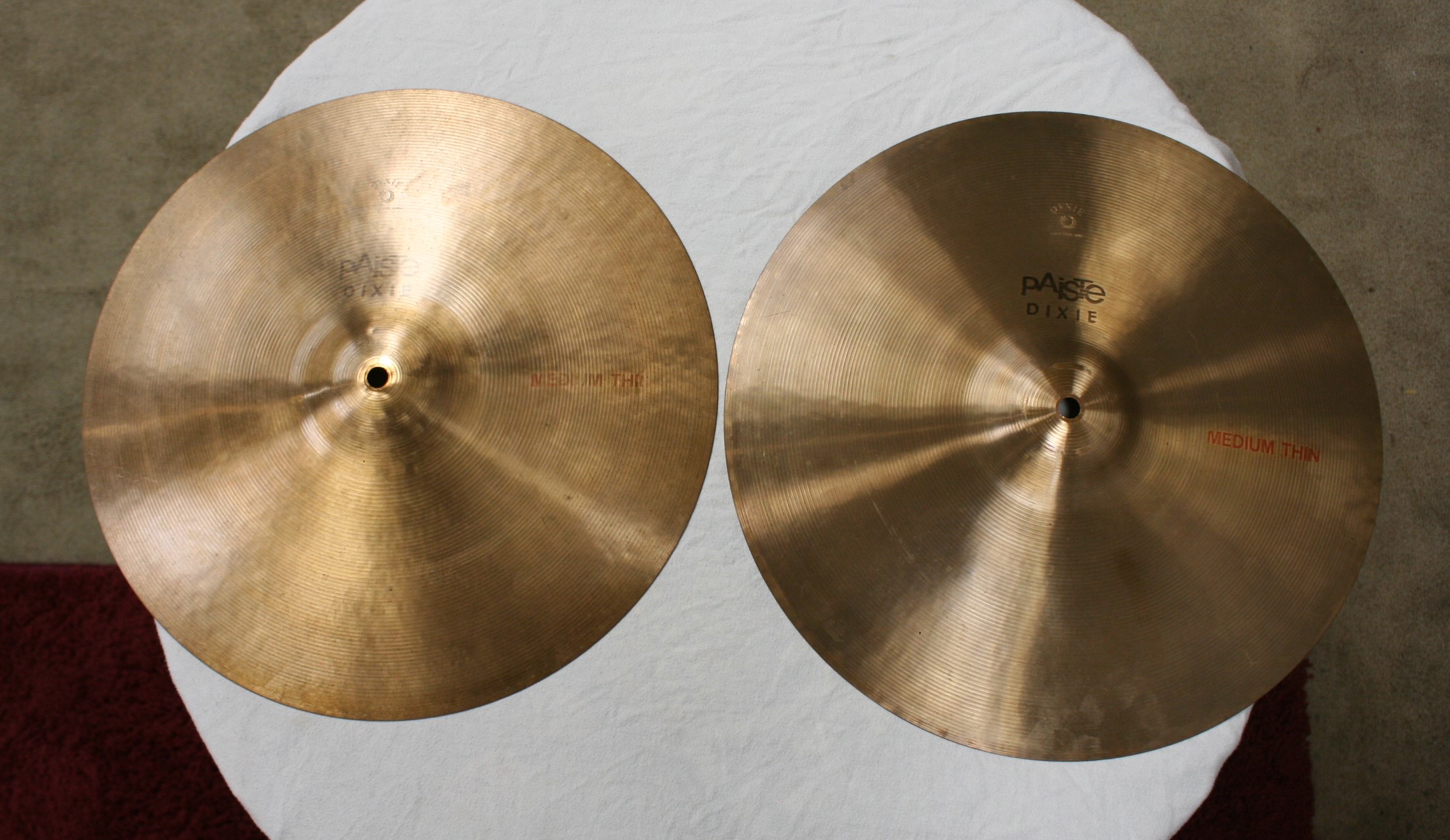 paiste dixie 15 hihat medium thin 737 / 744