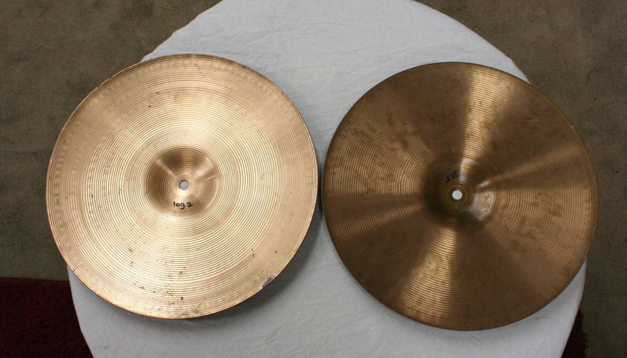 sabian B8 14 vintage high hats germany 915 / 1092