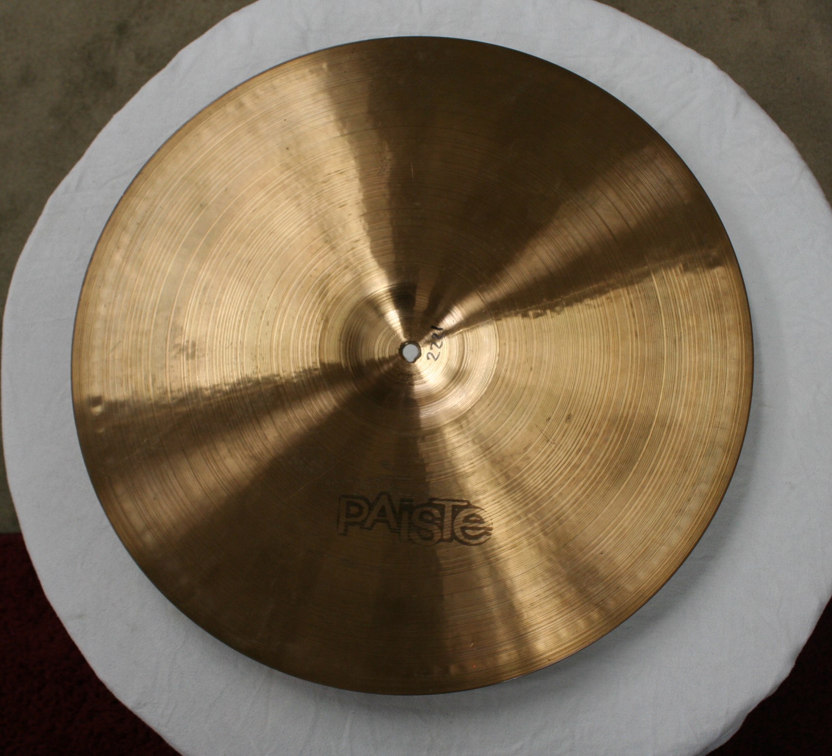 paiste 2002 black label 20 vintage ride 2221
