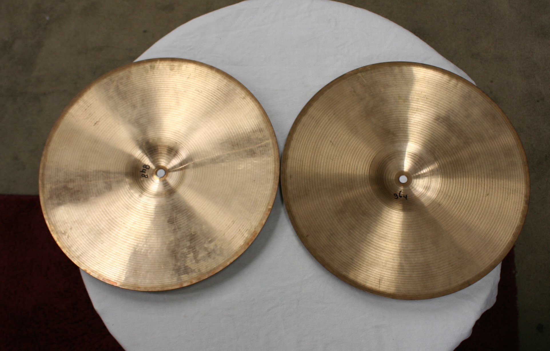 paiste 505 15 vintage hihat 848/964