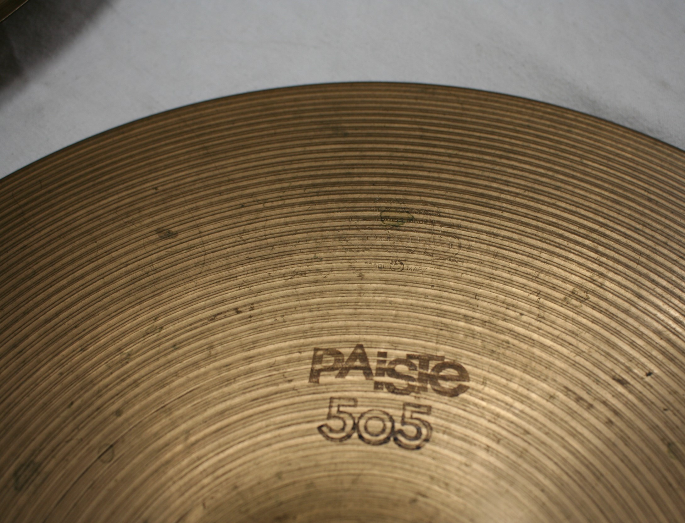 paiste 505 15 vintage hihat 848/964