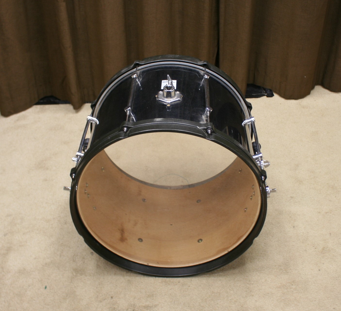 sonor force 2001 zwart bassdrum 22 x 16