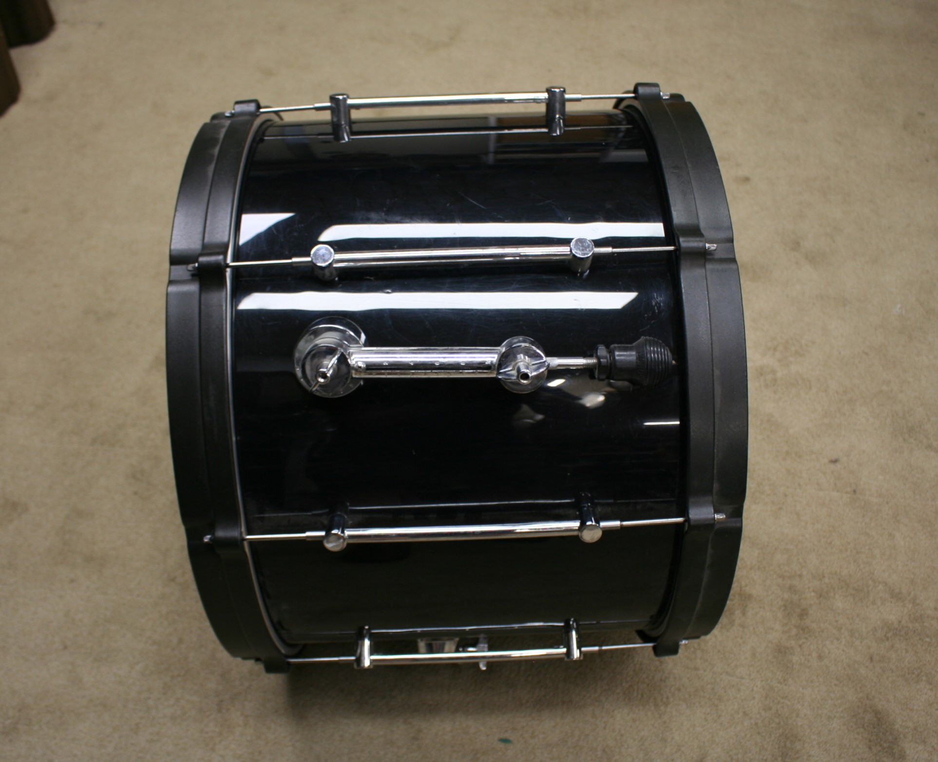 sonor force 2001 zwart bassdrum 22 x 16
