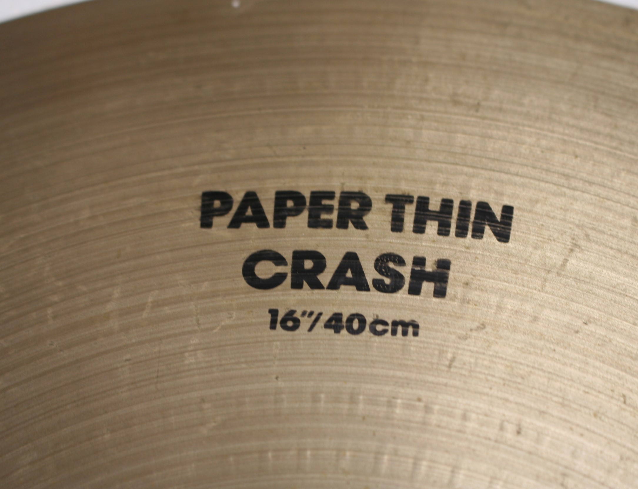 zildjian 16 paper thin crash 952
