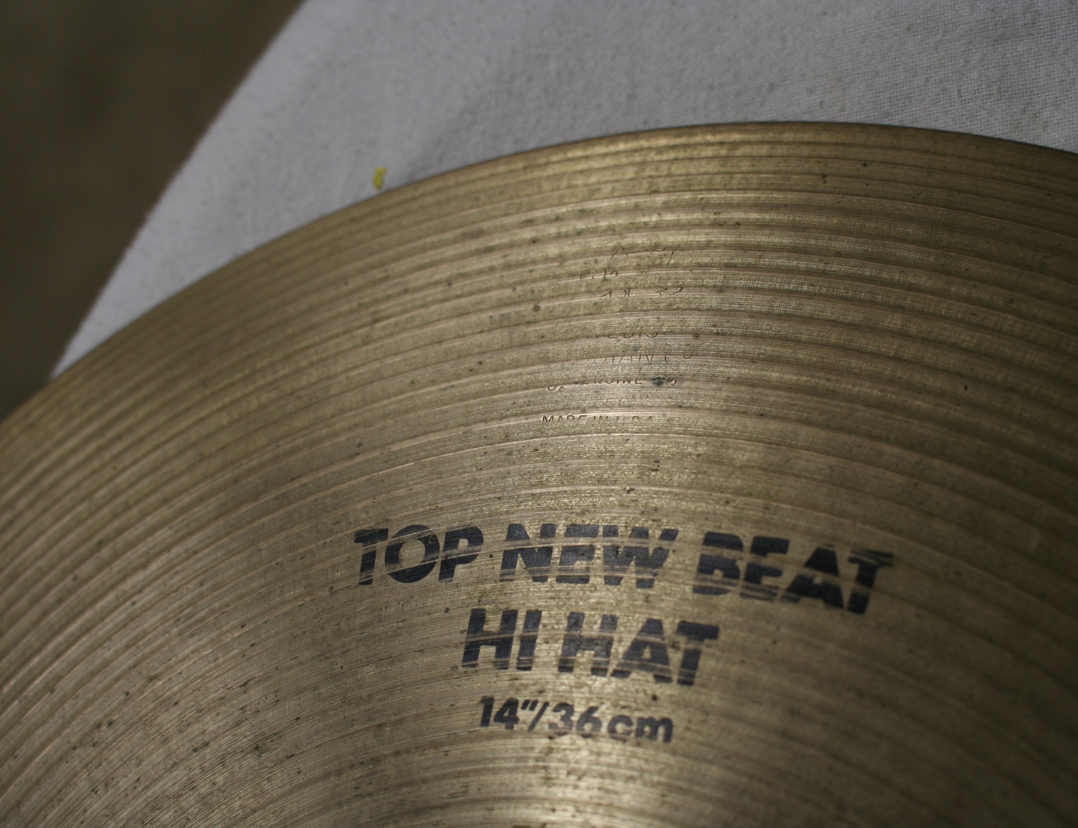 zildjian new beat 14 hihat 1006 / 1312