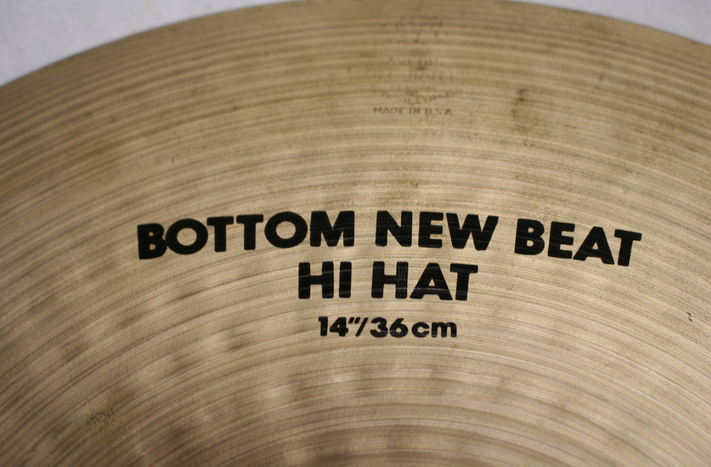 zildjian new beat 14 hihat 1006 / 1312