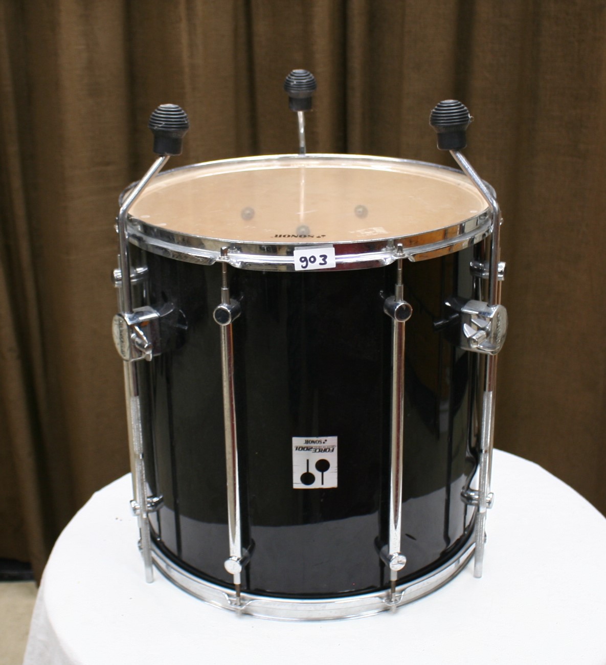tom 903 sonor force 2001 zwart 16 x 16