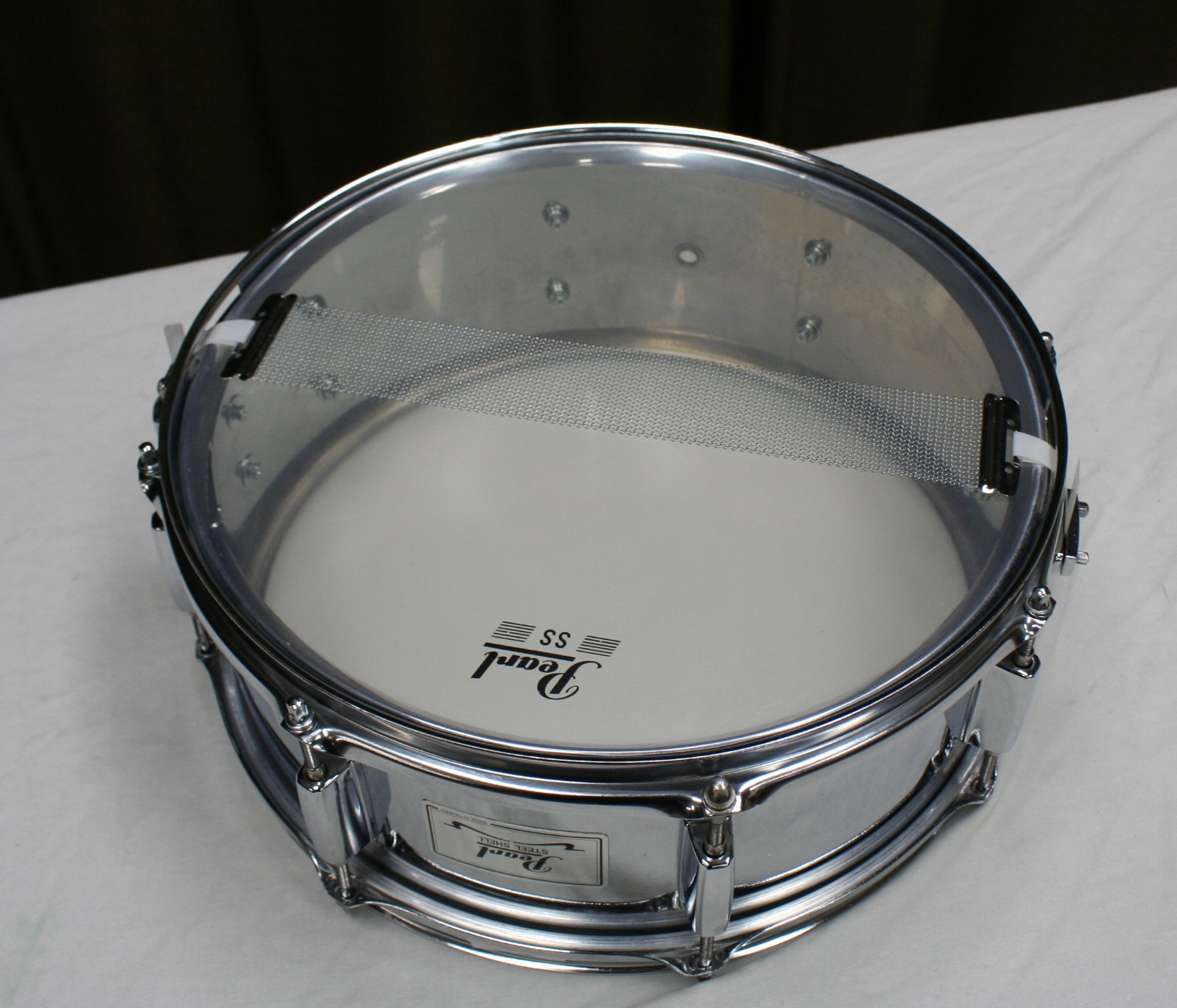 snare 195 pearl steel shell 14 x 5.5