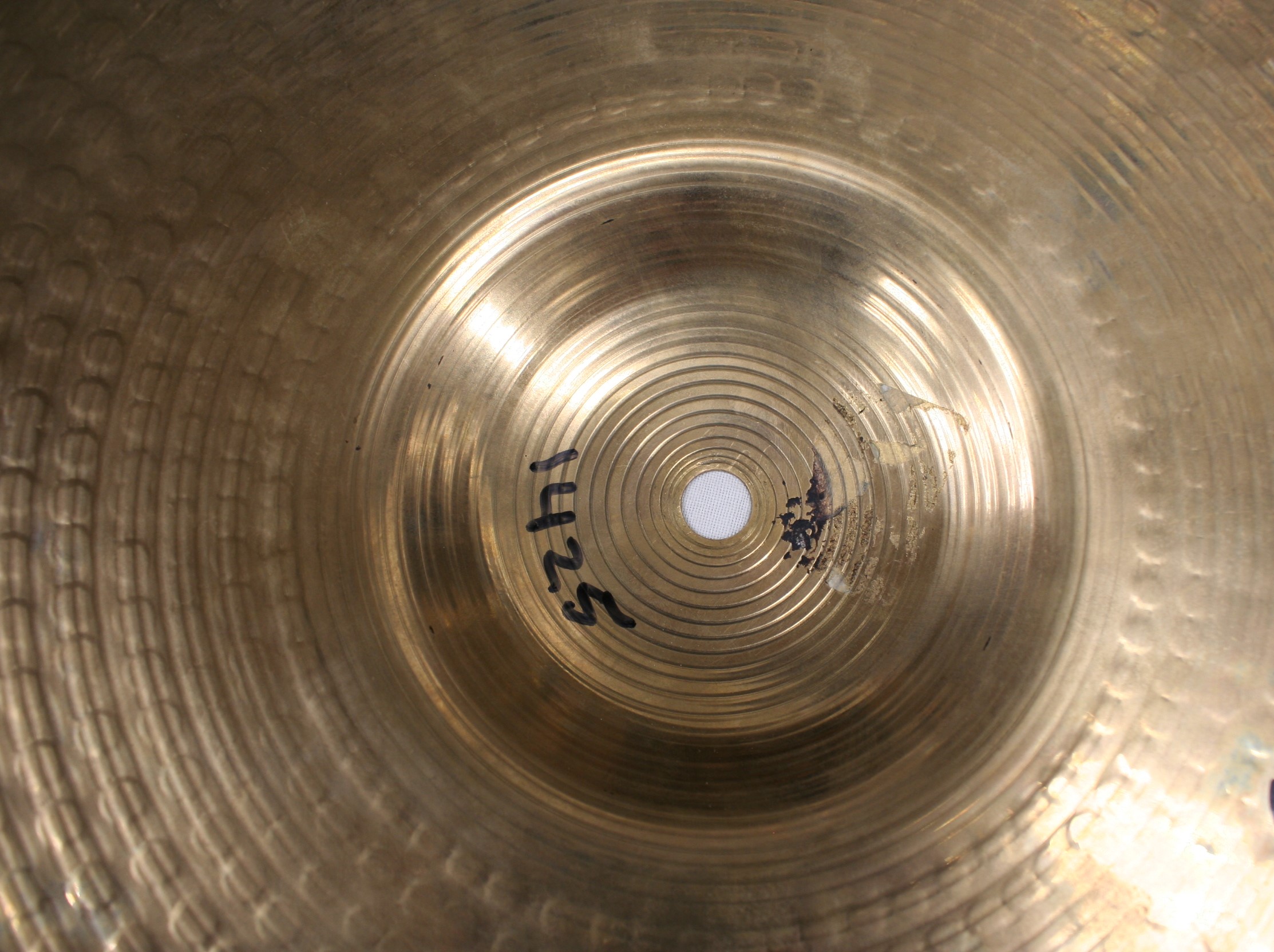 zildjian S 18 medium thin crash 1425 crashed
