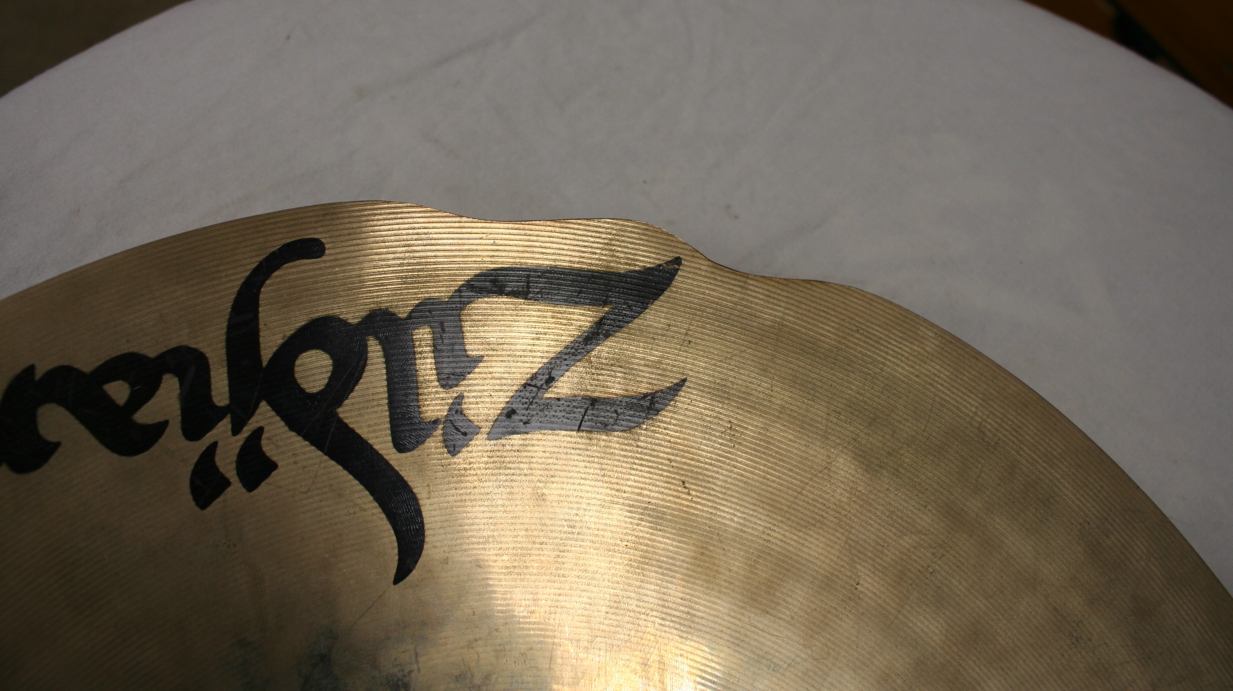 zildjian A custom 17 crash 1124 crashed