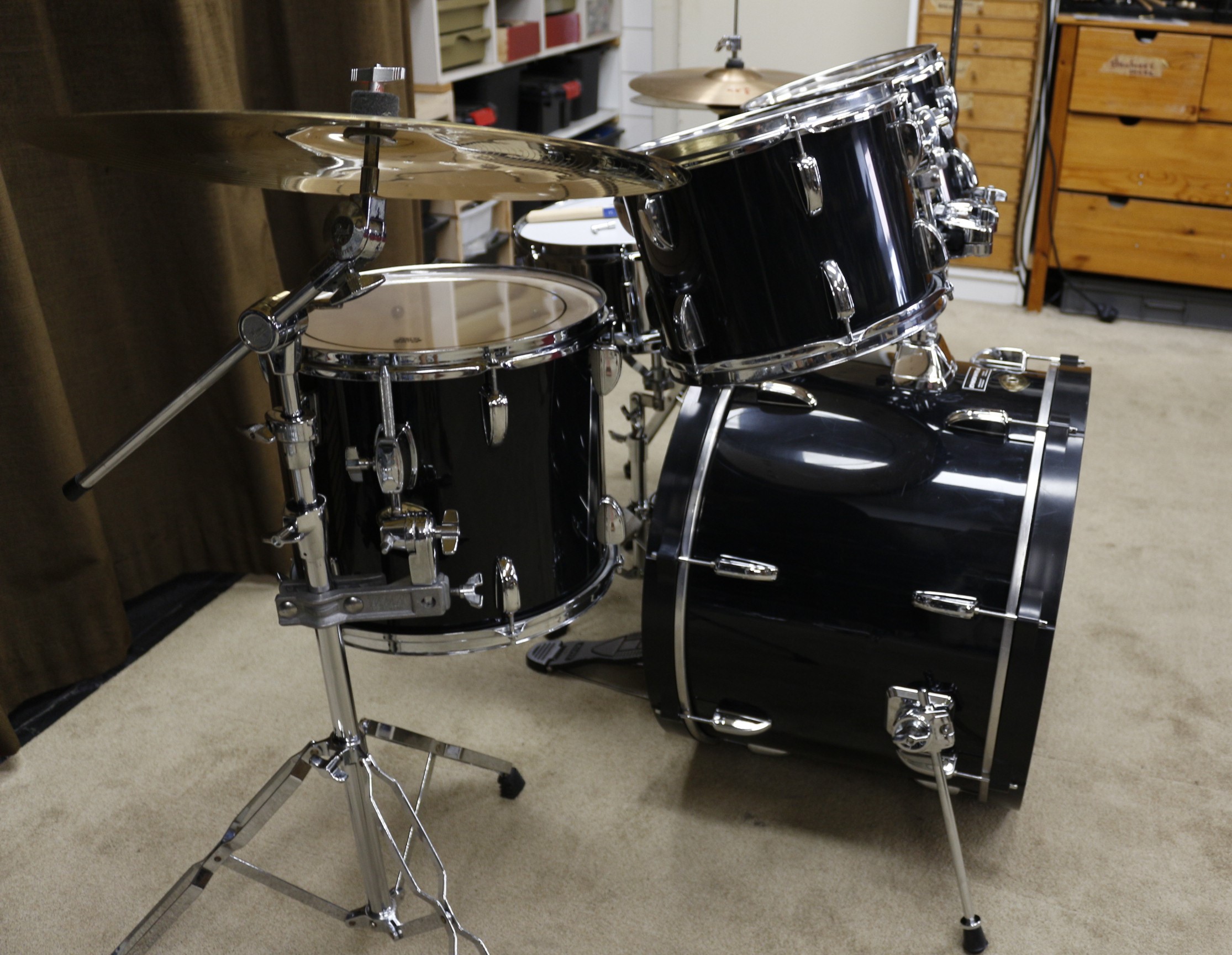 tama imperialstar zwart 22/10/12/14/14sn bekkenset