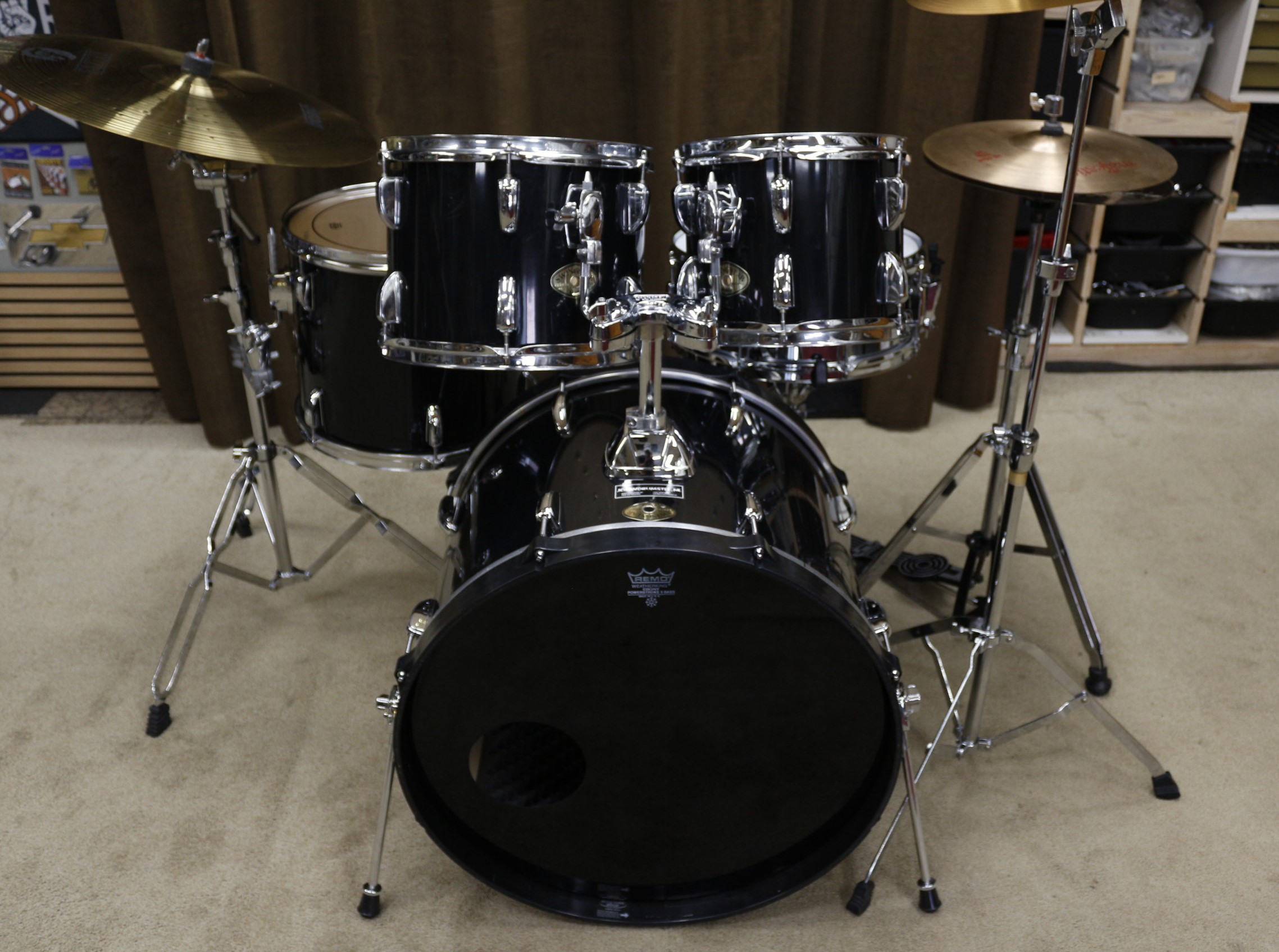 tama imperialstar zwart 22/10/12/14/14sn bekkenset