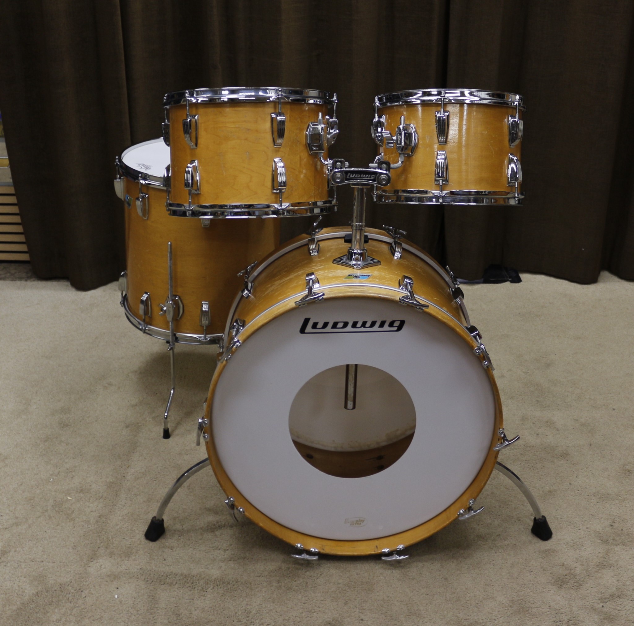 ludwig thermogloss 78/79 vintage shellset 22/12/13/16