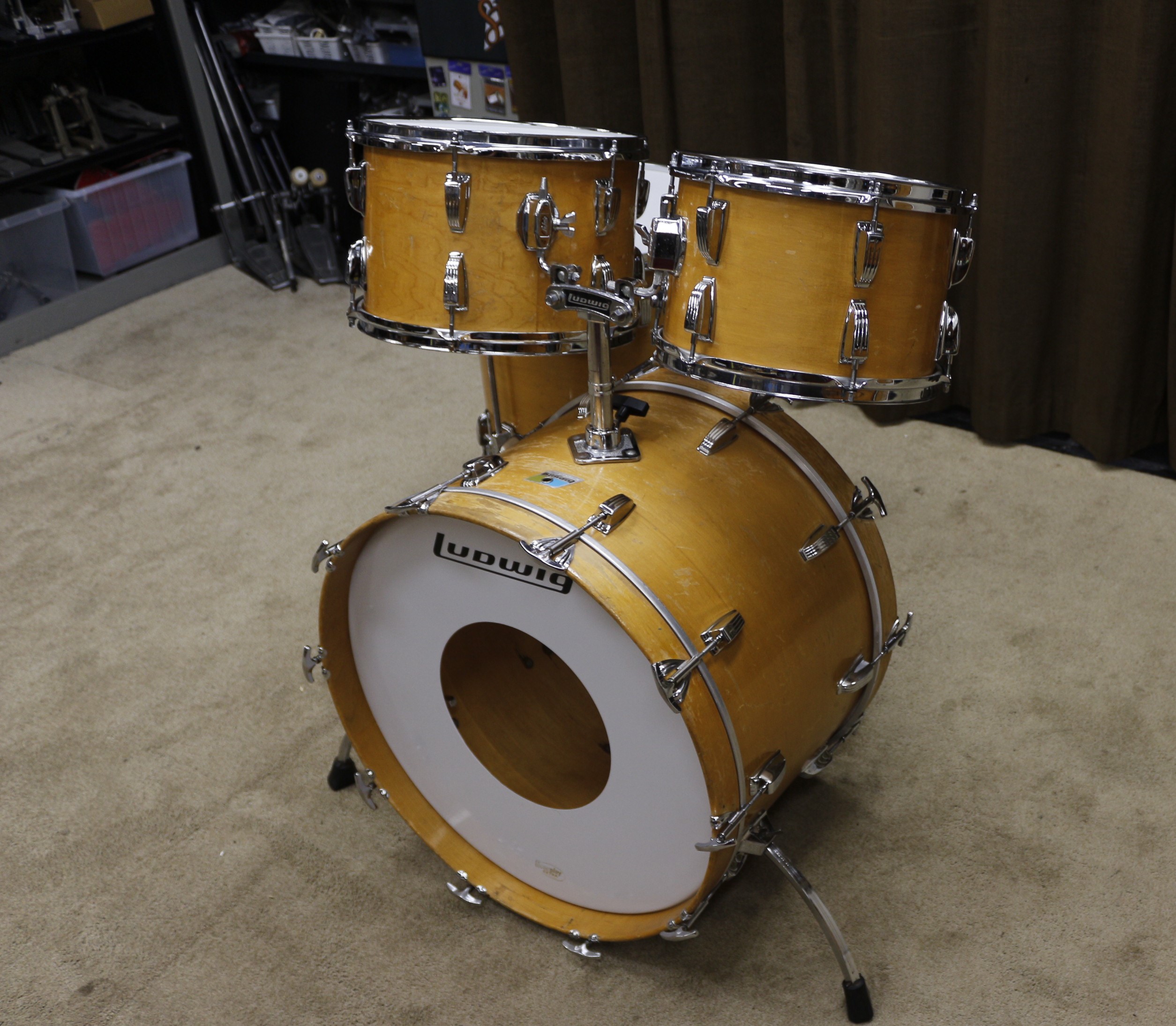 ludwig thermogloss 78/79 vintage shellset 22/12/13/16