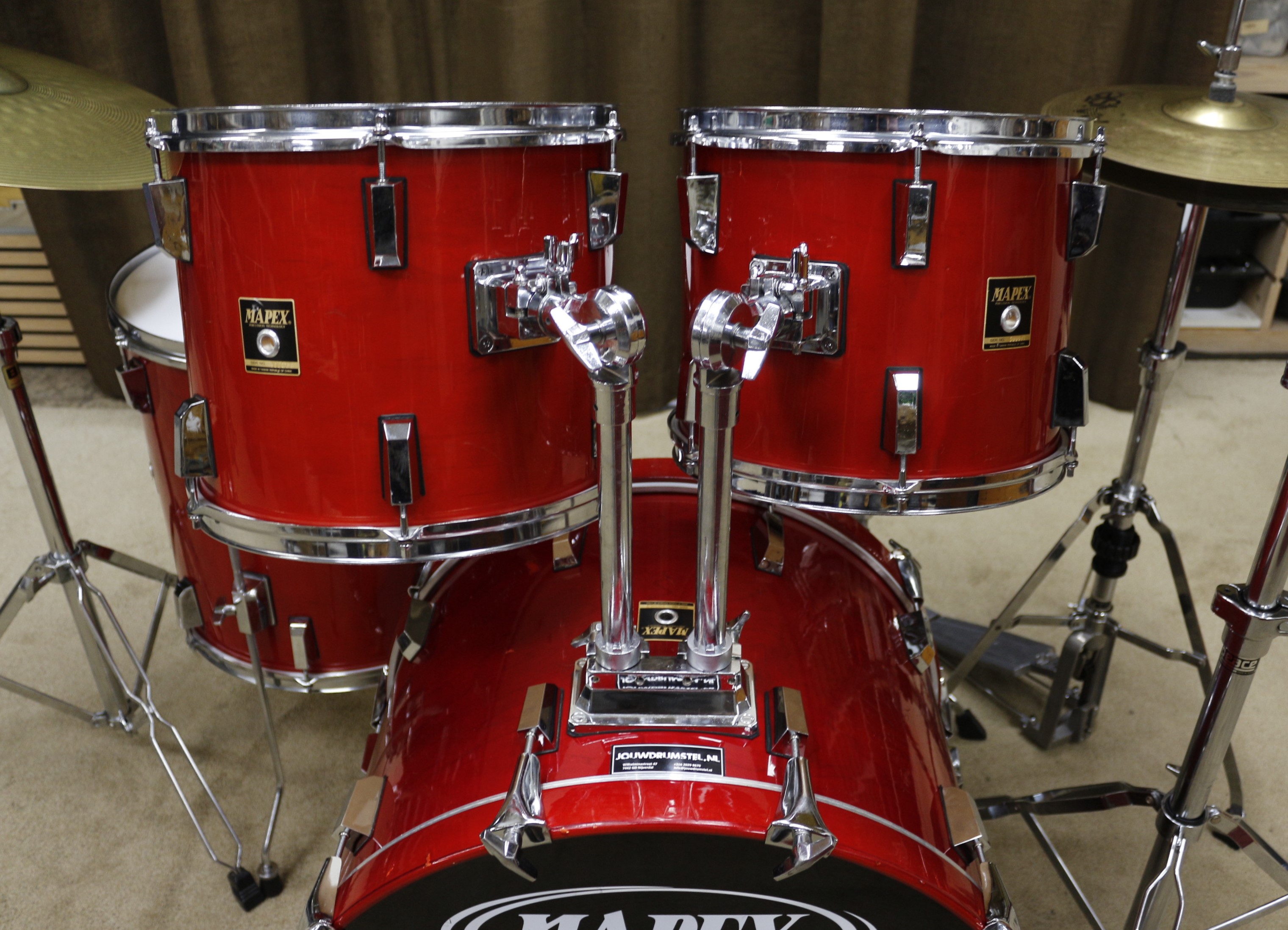 mapex maple rood 22/12/13/16/14sn bekkenset