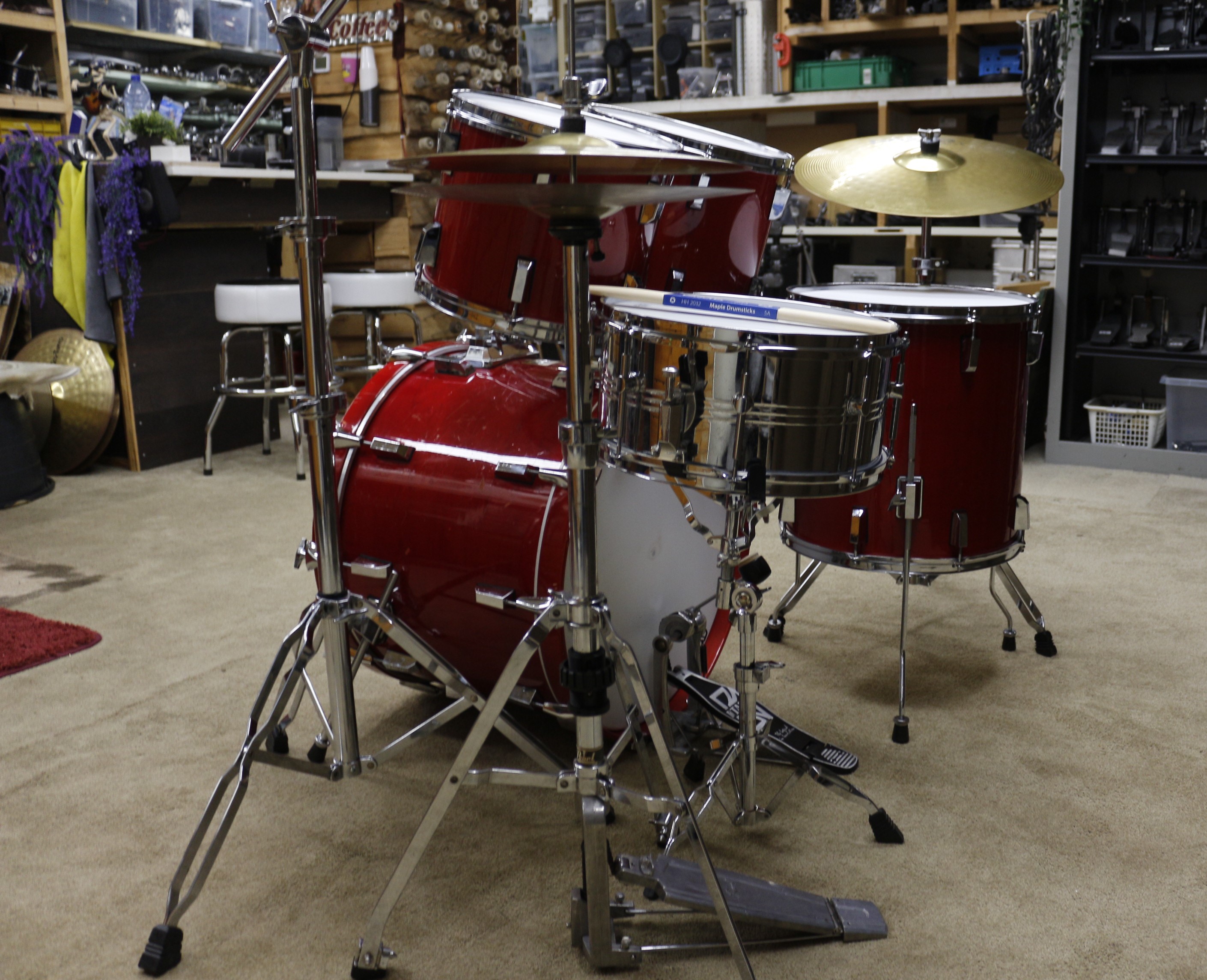 mapex maple rood 22/12/13/16/14sn bekkenset