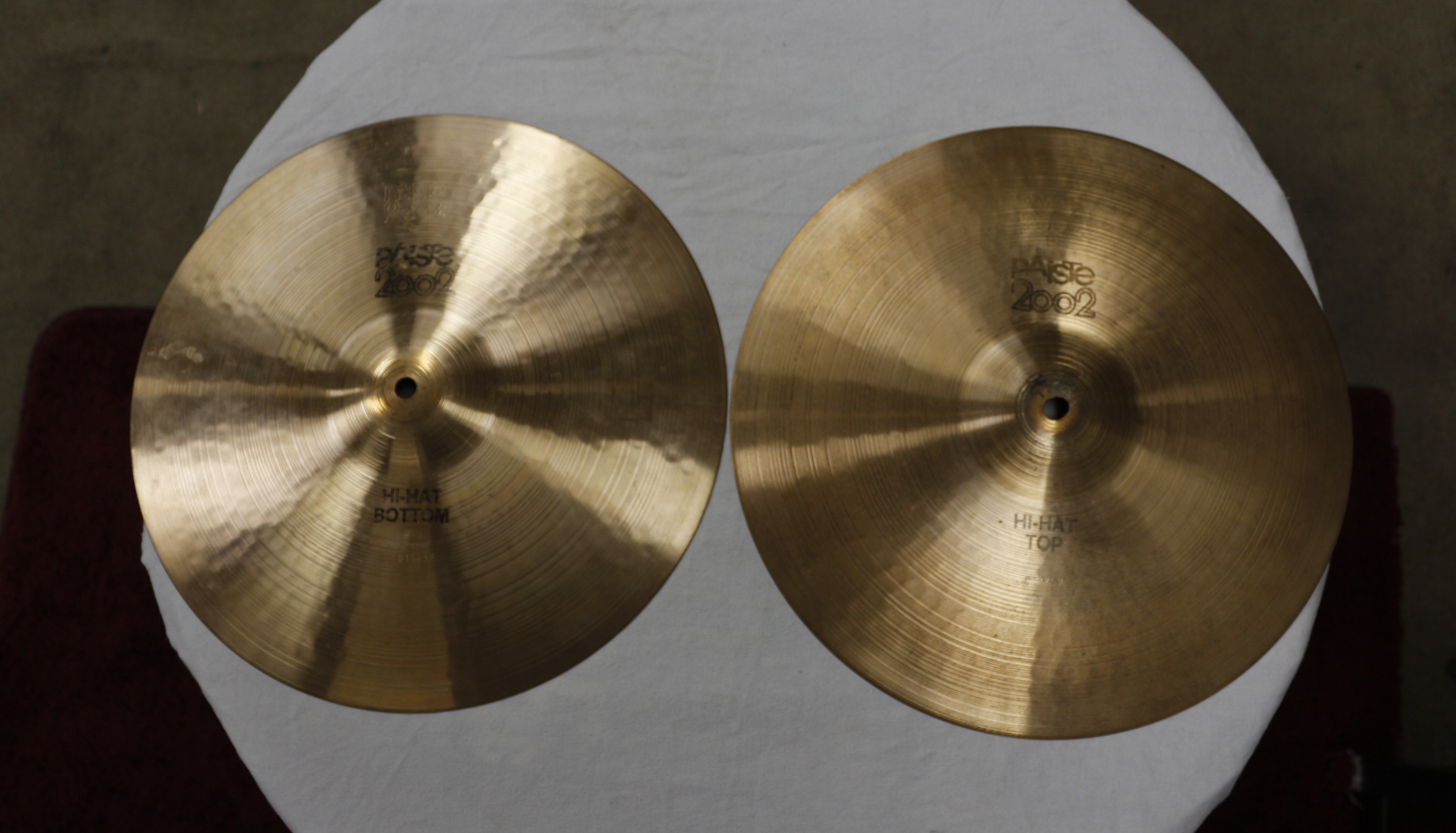 paiste 2002 black label 14 vintage hihat 826 / 978