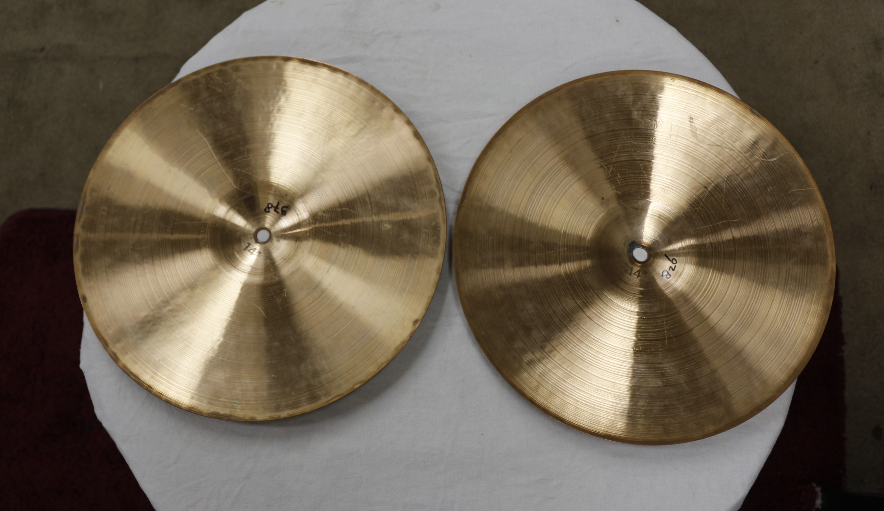 paiste 2002 black label 14 vintage hihat 826 / 978