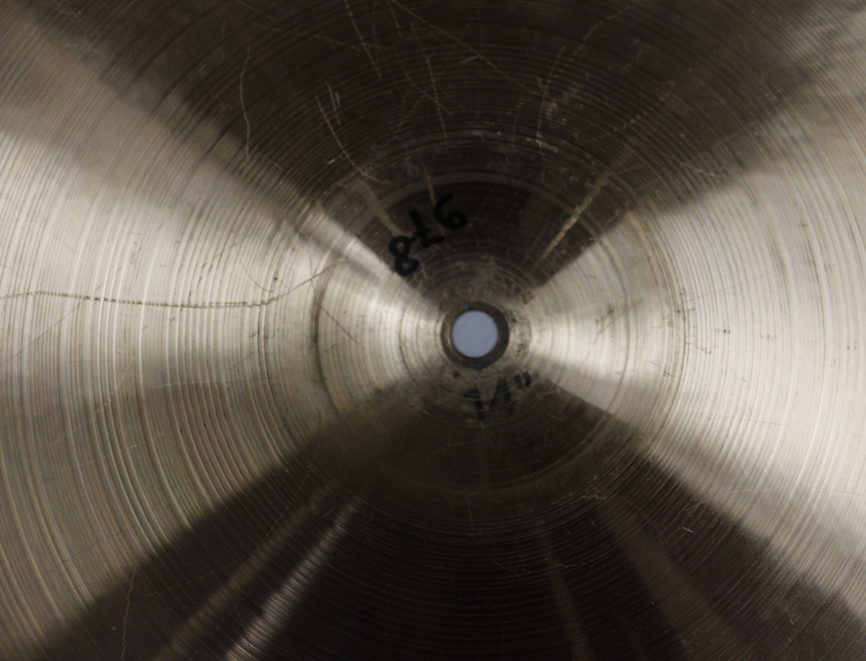 paiste 2002 black label 14 vintage hihat 826 / 978