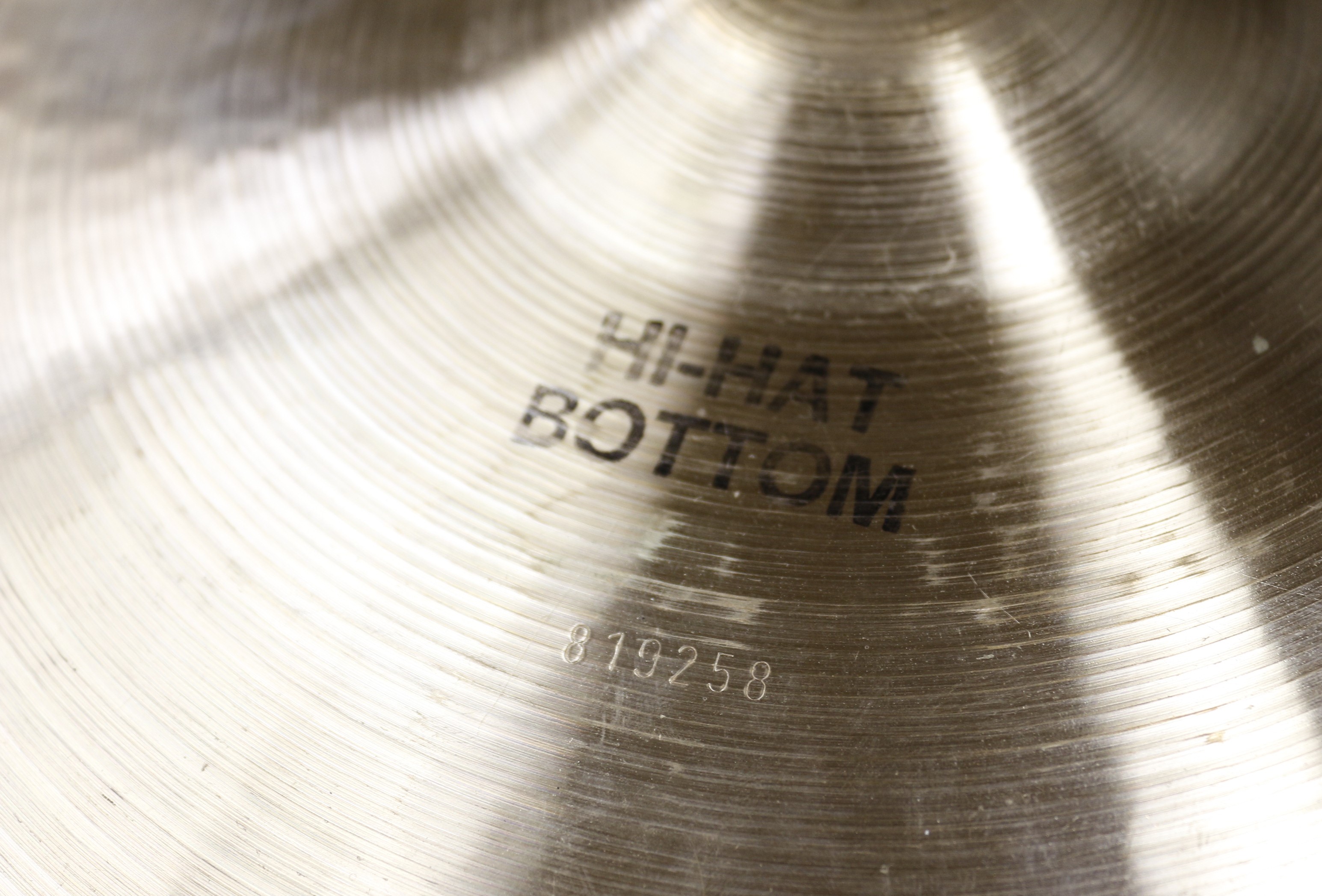 paiste 2002 black label 14 vintage hihat 826 / 978