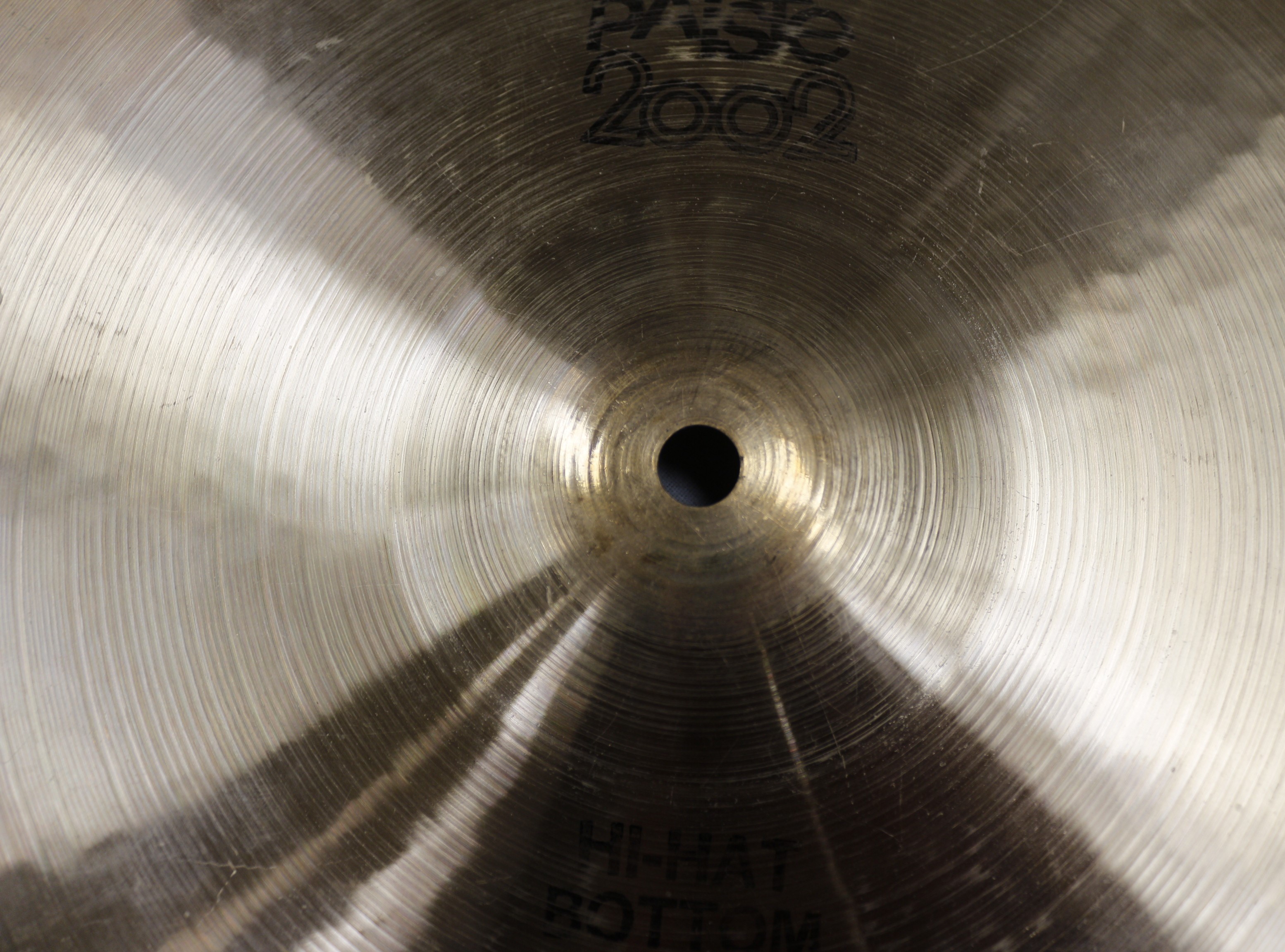 paiste 2002 black label 14 vintage hihat 826 / 978