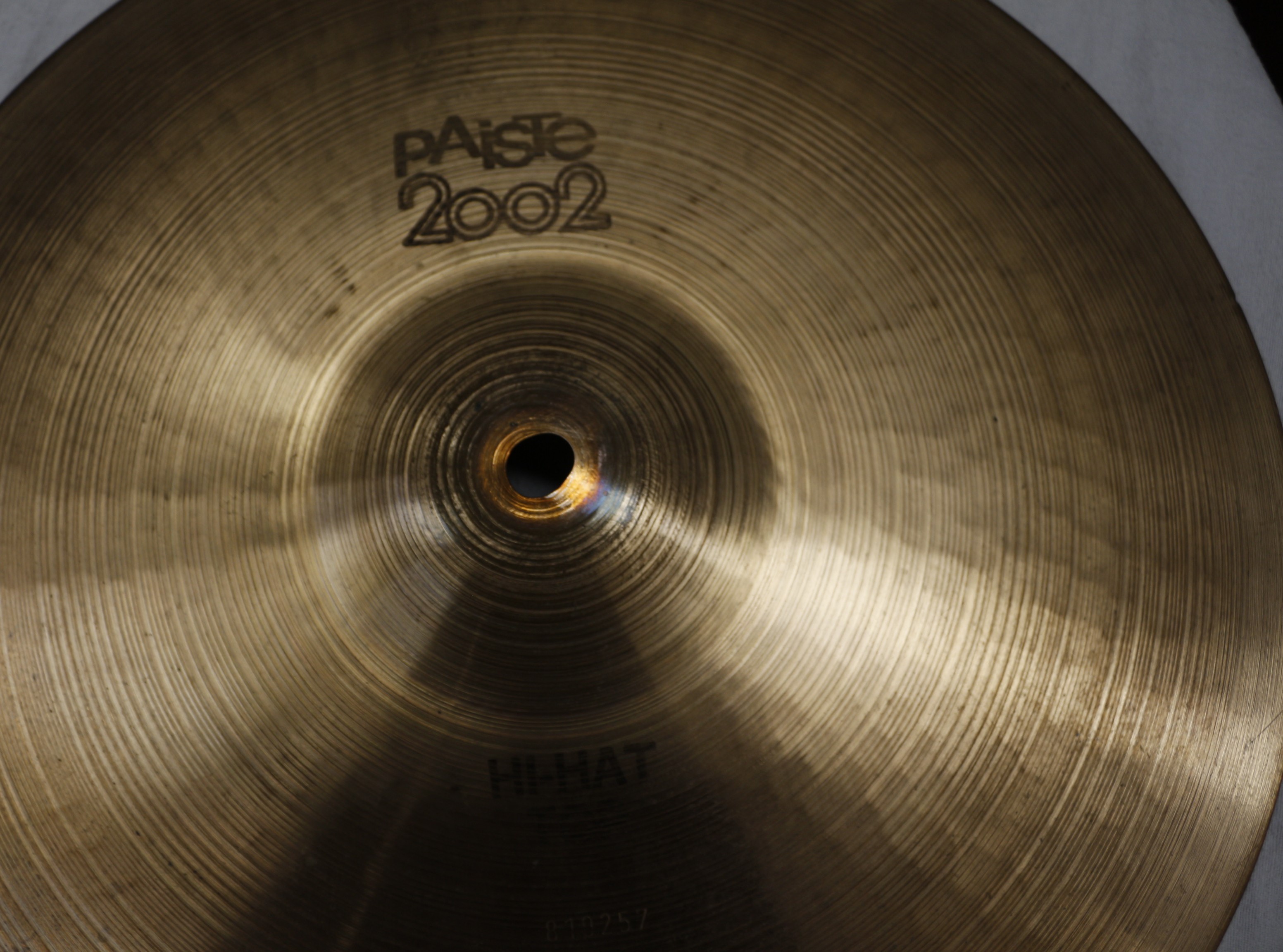 paiste 2002 black label 14 vintage hihat 826 / 978