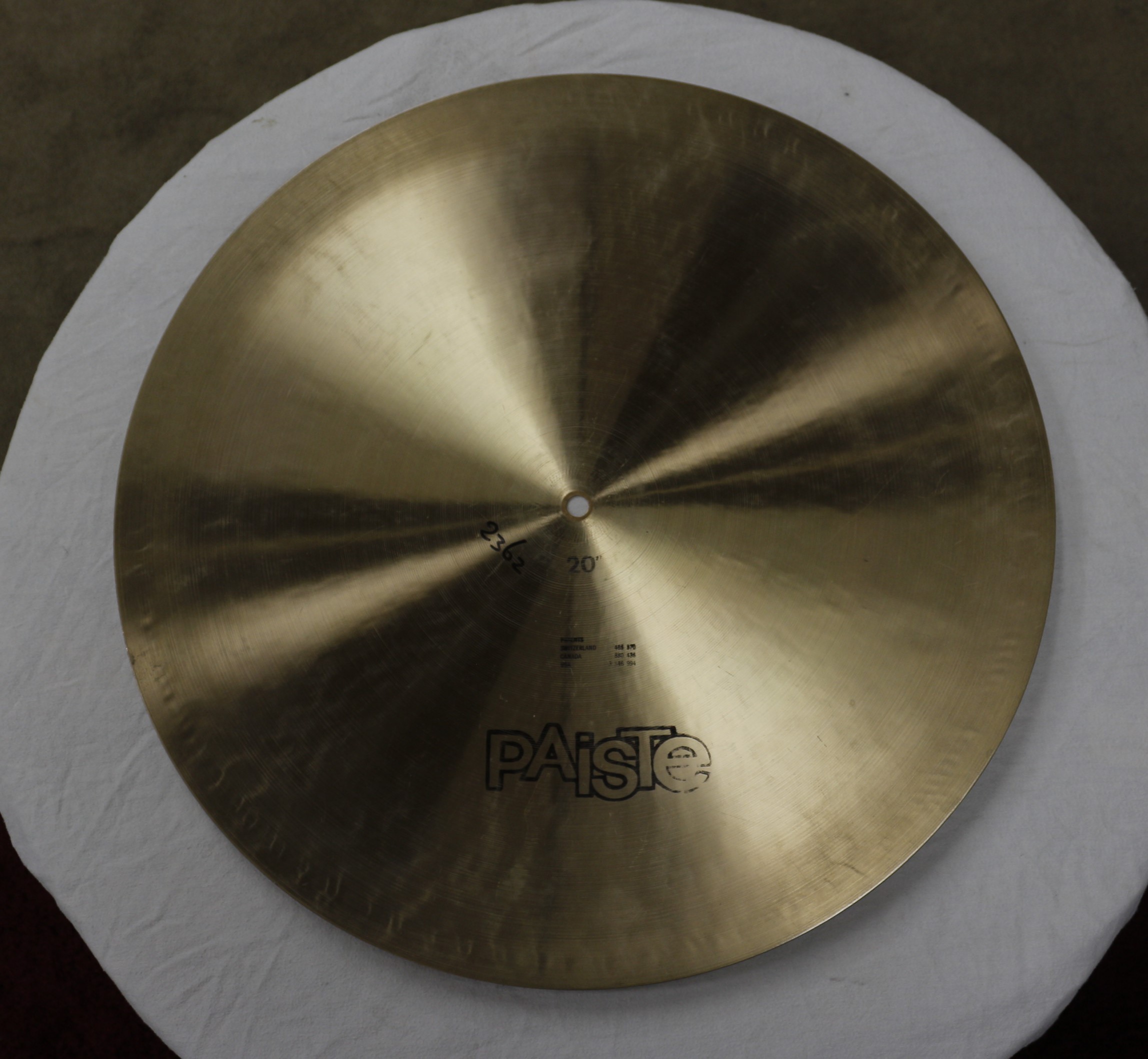 paiste formula 602 20 medium flatride 2362