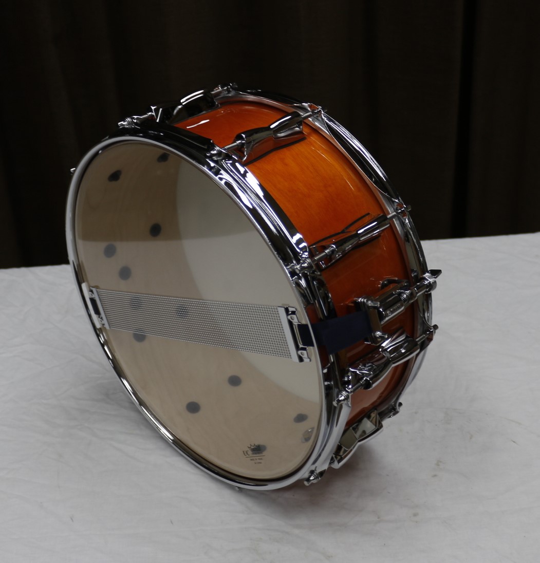 snare 214 yamaha stage custom all birch 1455hA honey amber