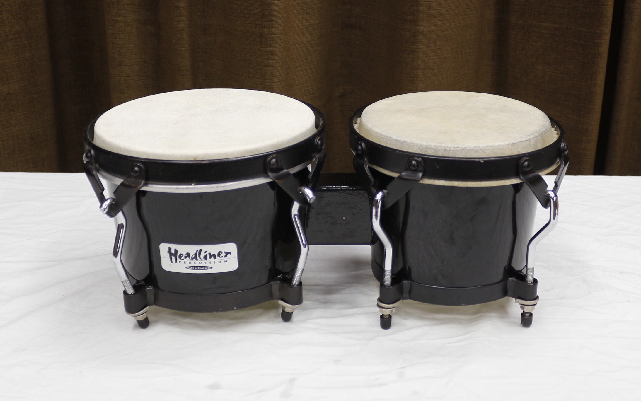 headliner percussion zwart bongo set