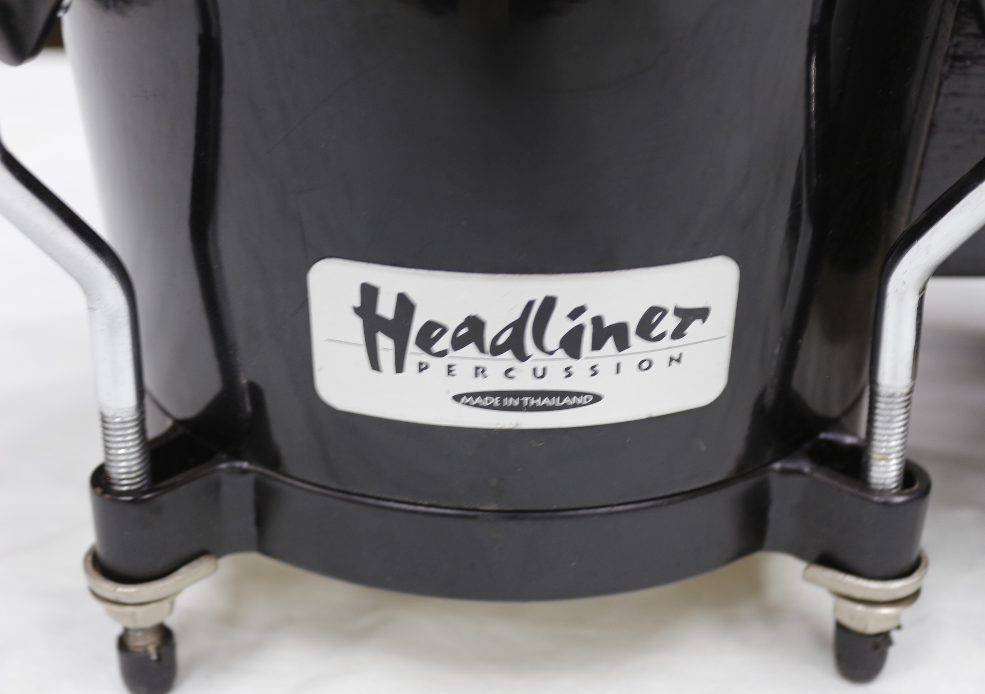 headliner percussion zwart bongo set