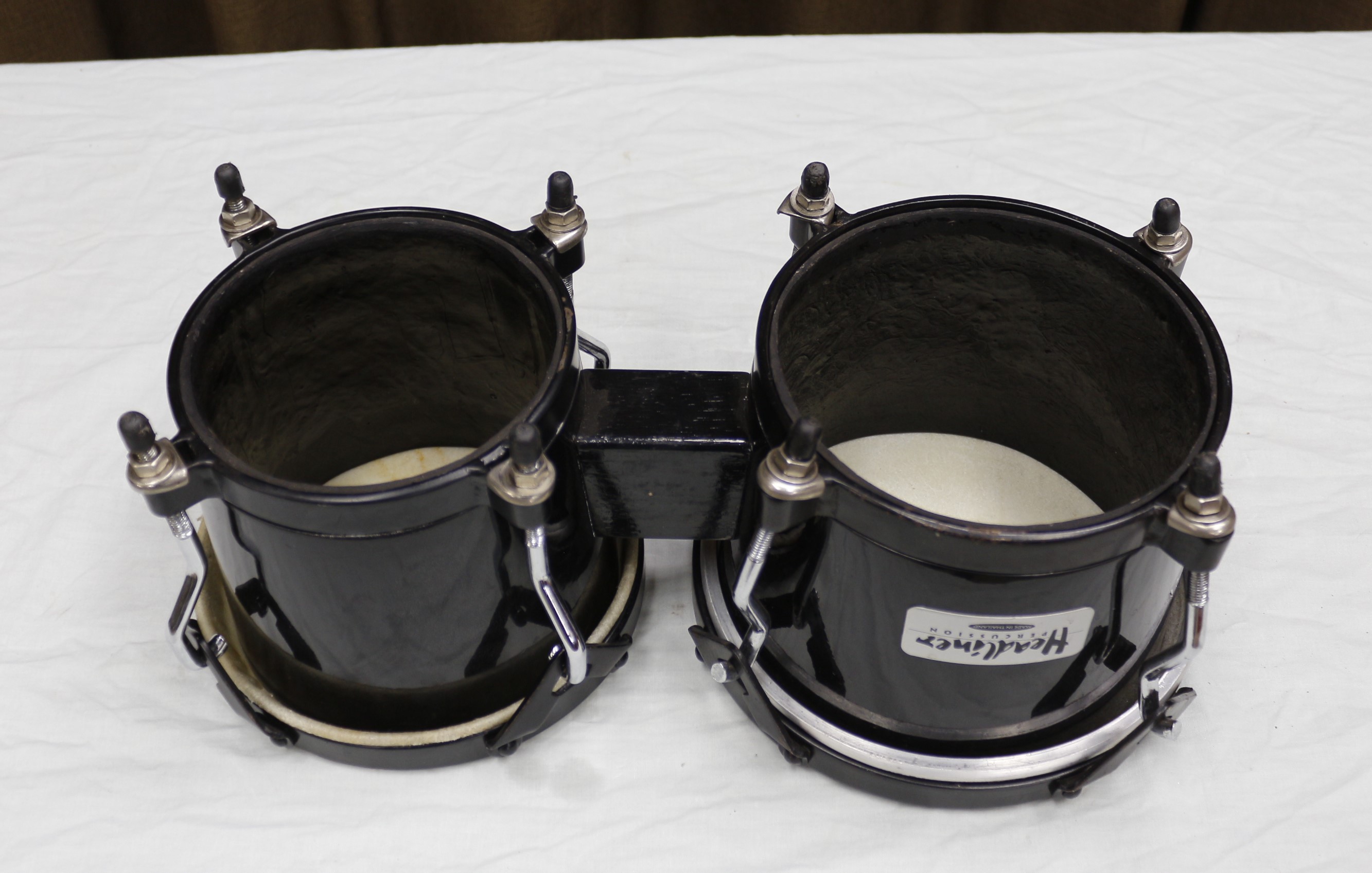 headliner percussion zwart bongo set